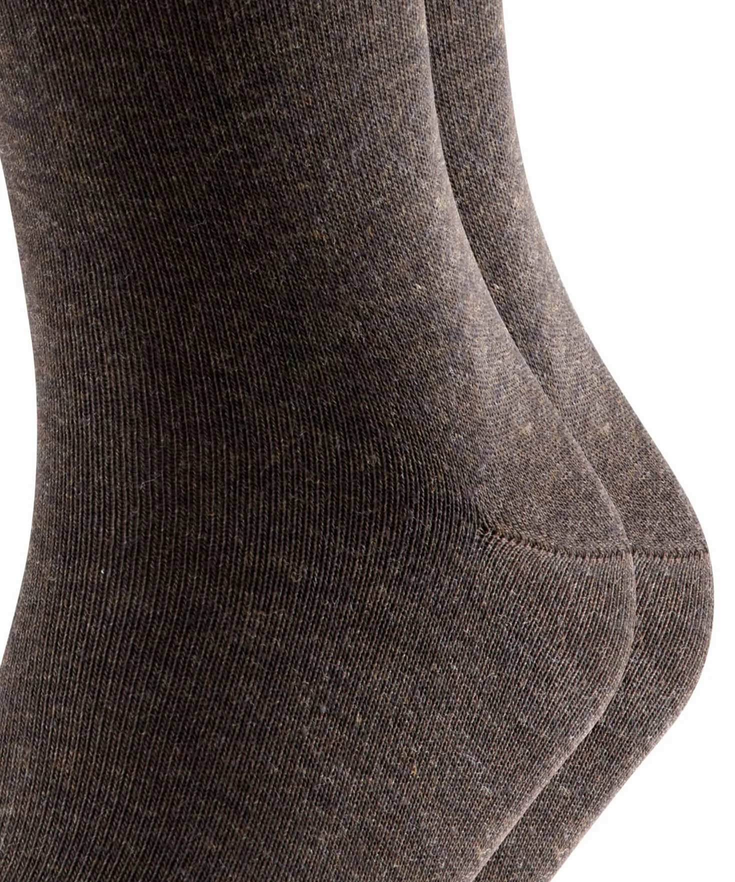 FALKE Mężczyźni Skarpety Happy Double Pack M So Oddychający I Szybkoschnący jednokolorowe 2 Pak, Brązowy Dark Brown 5450, 39-42