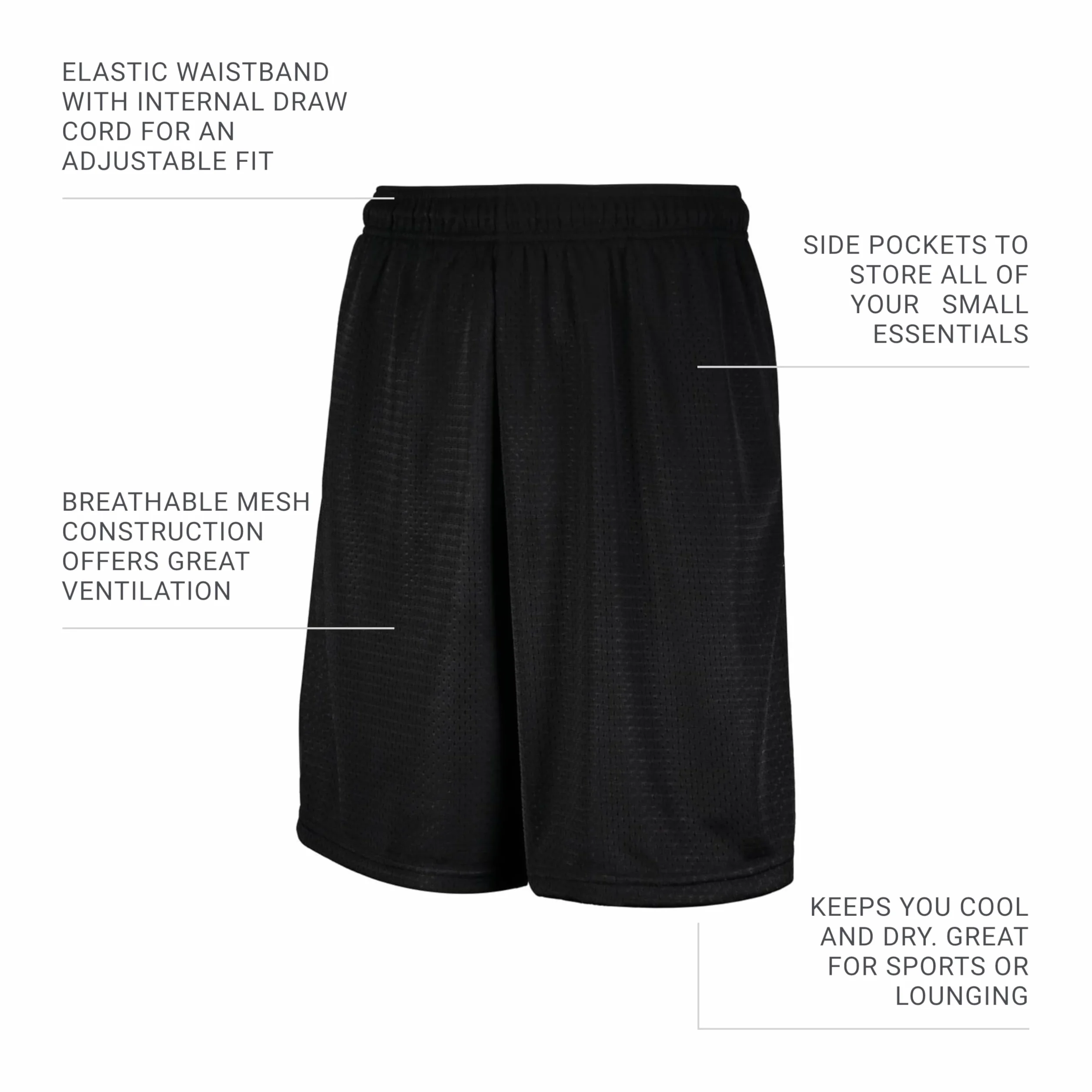 Russell Athletic Mesh Pocket Short - Krótki Mężczyźni