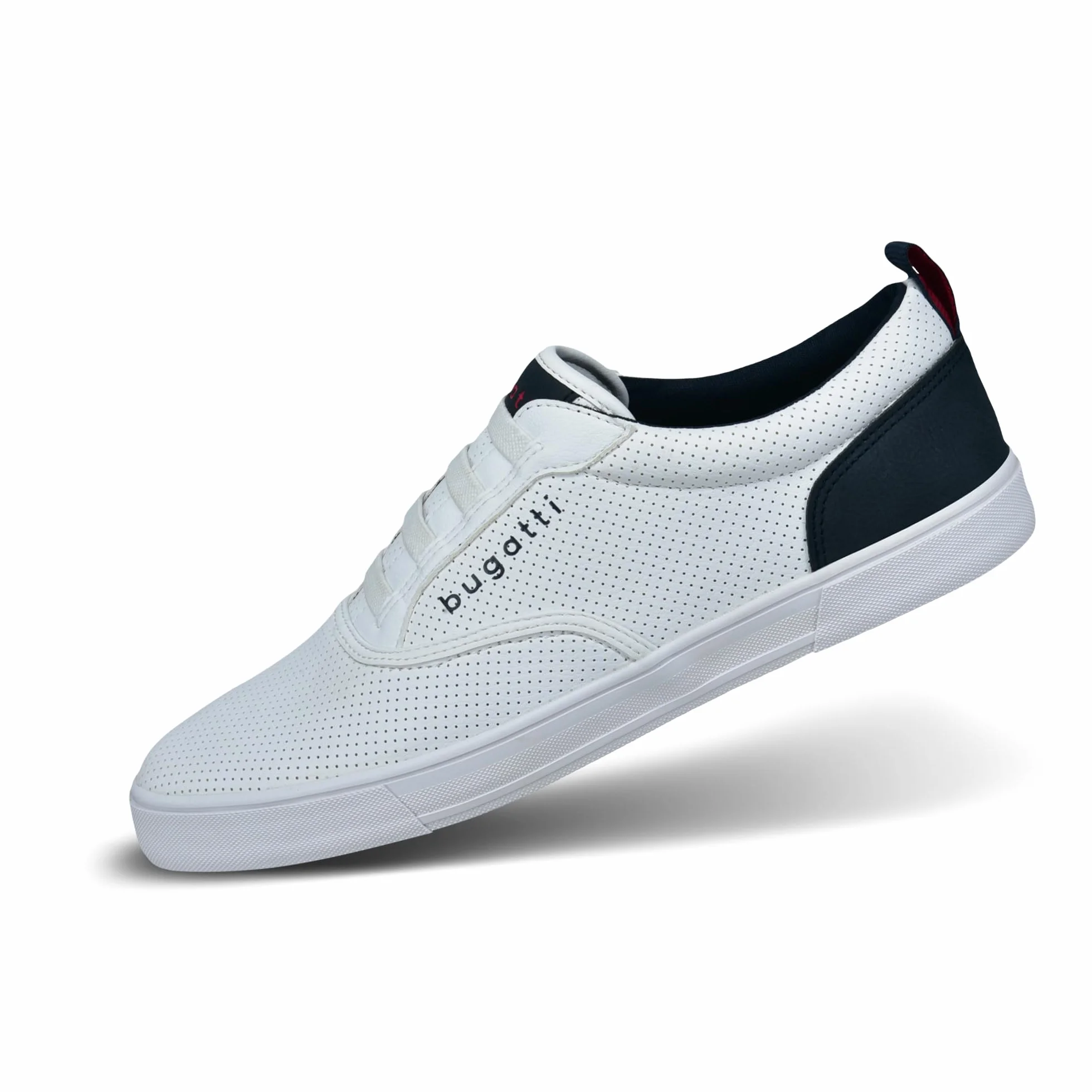 bugatti Mężczyźni Bequeme Schnürschuh Memory Foam Elegante Casual Easy Fit Sneaker Aus Austauschbaren EinlegesohlenMokasyny