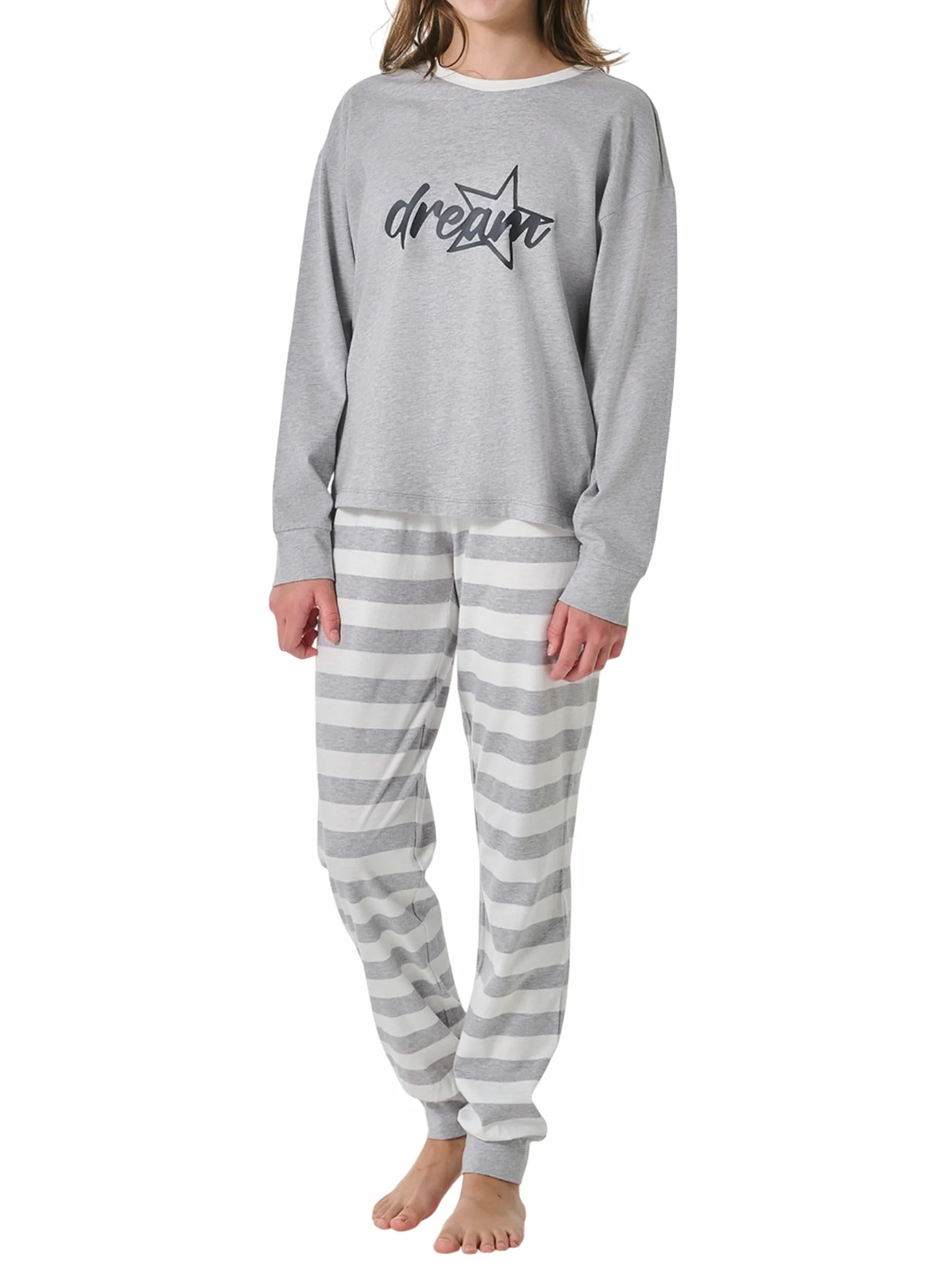 Schiesser Pidżama — zestaw Dziewczynki Schiesser Mädchen Schlafanzug Set Pyjama Lang - 100% Organic Bio Baumwolle - Größe 140 Bis 176