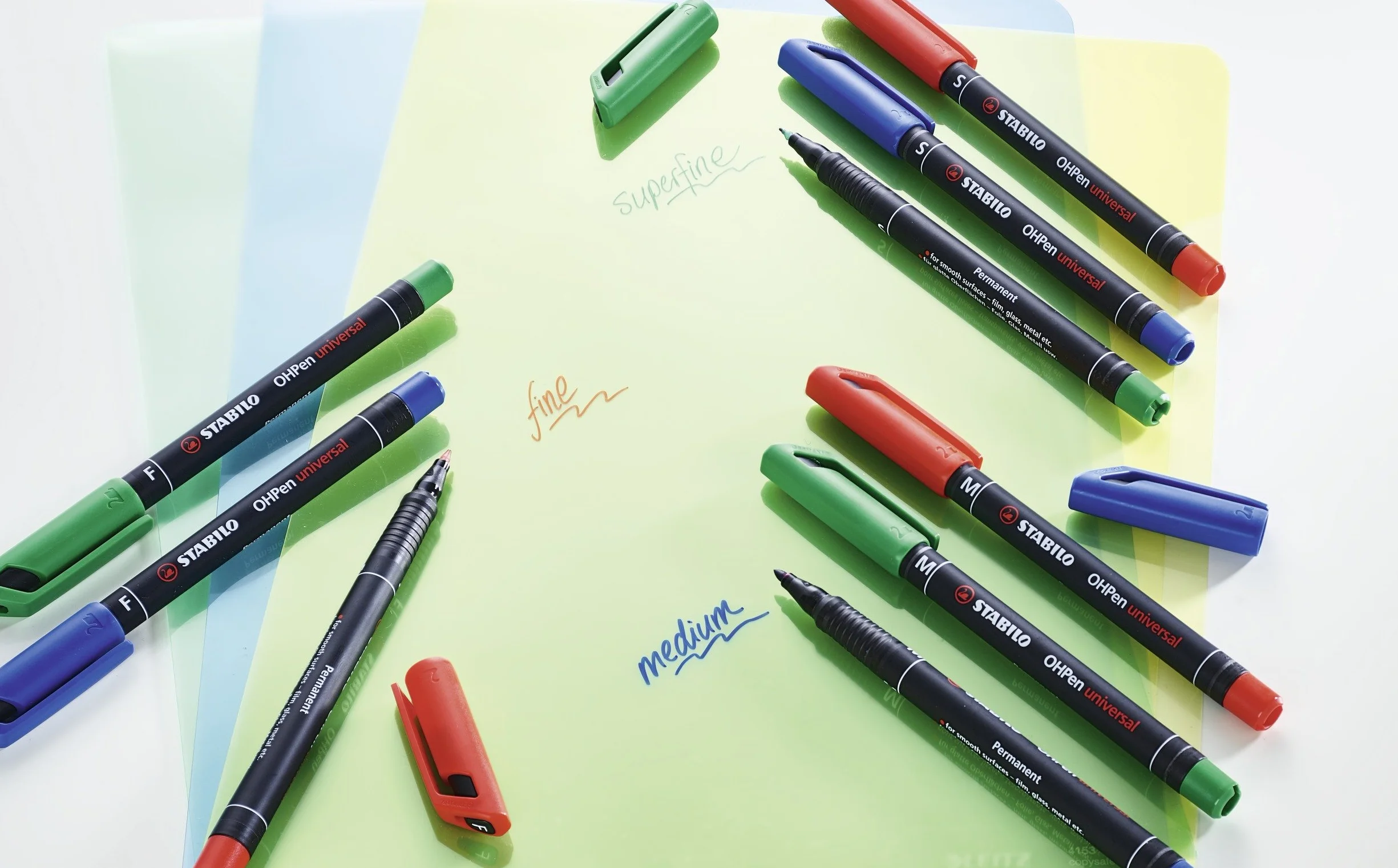 Marker permanentny STABILO OHPen - 1 sztuka marker drobna końcówka 0,7mm - tusz permanentny -czarny