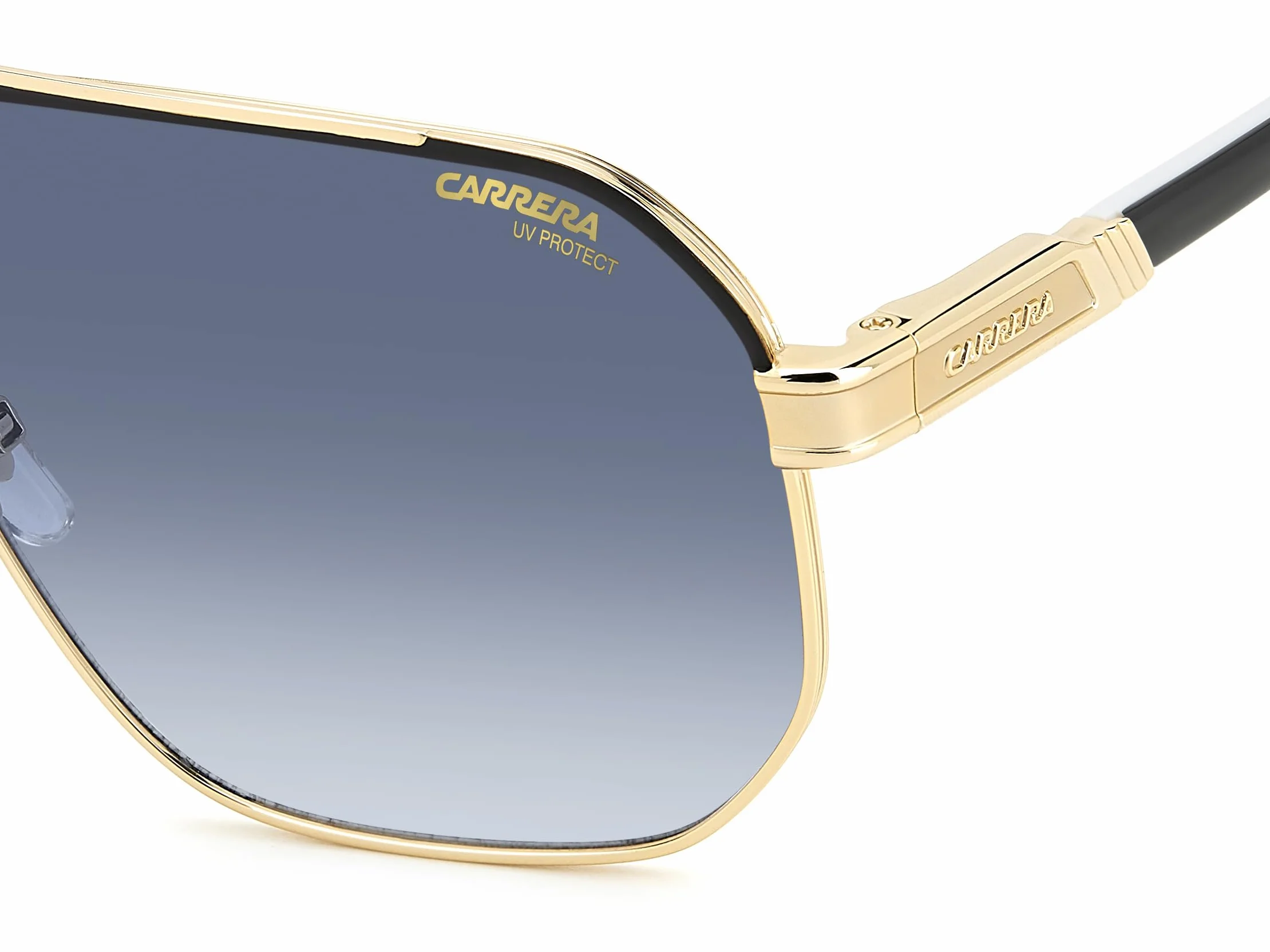 Carrera CARRERA 1062/S Okulary Przeciwsłoneczne Black Gold/Dark Blue Shaded 62/14/145 uomo