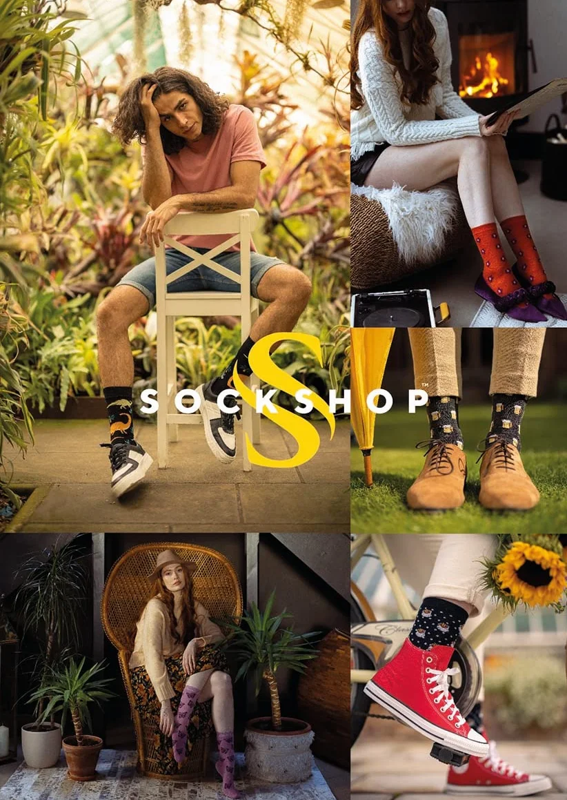 SockShop Damskie bambusowe skarpety do kostki, kostki, miękkie, chłodzące, oddychające, gładkie i wzorzyste, 5 par, rozmiar 4-8