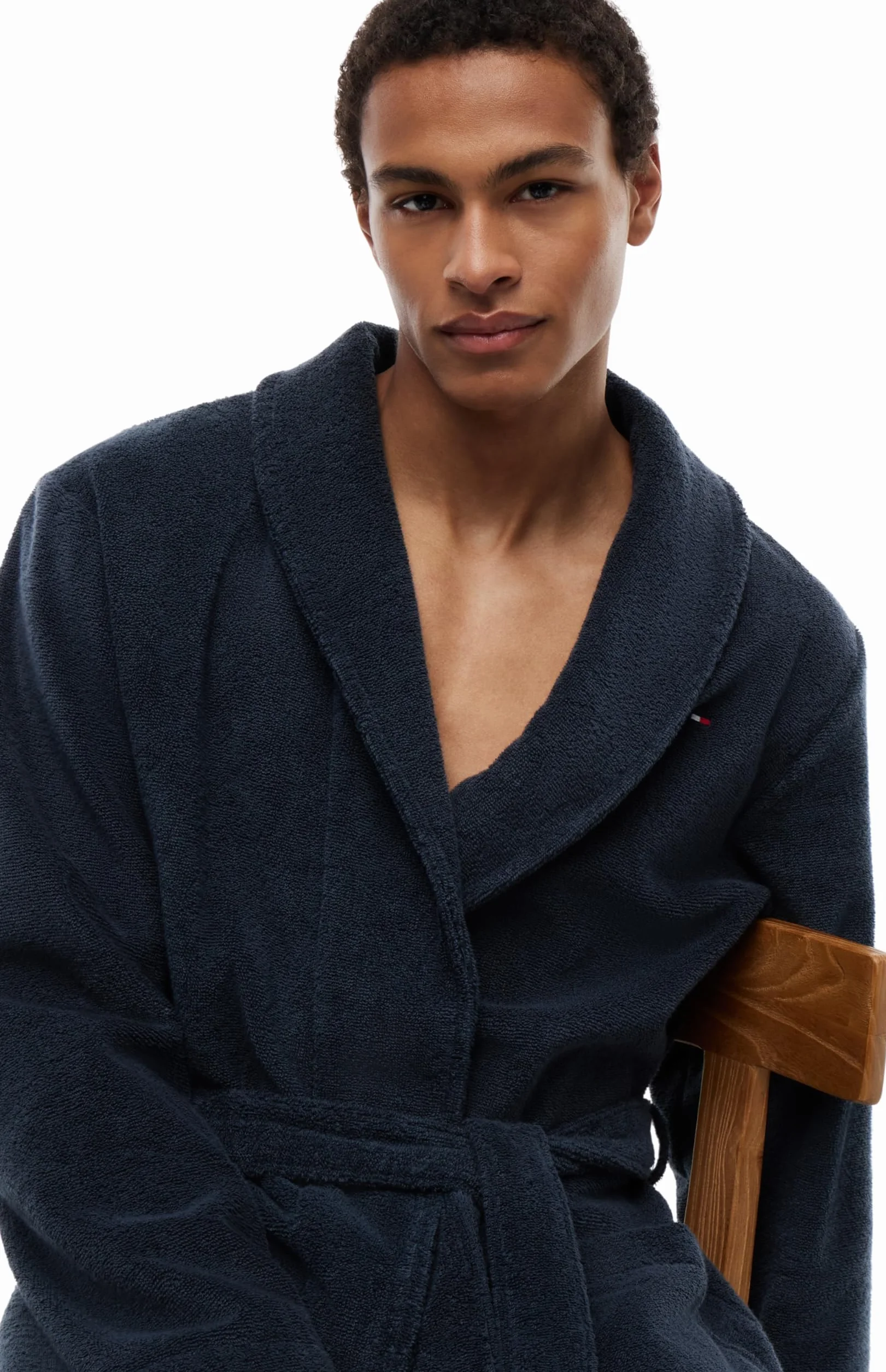 Tommy Hilfiger szlafrok Mężczyźni Szlafrok kąpielowy Icon (1 w zestawie)