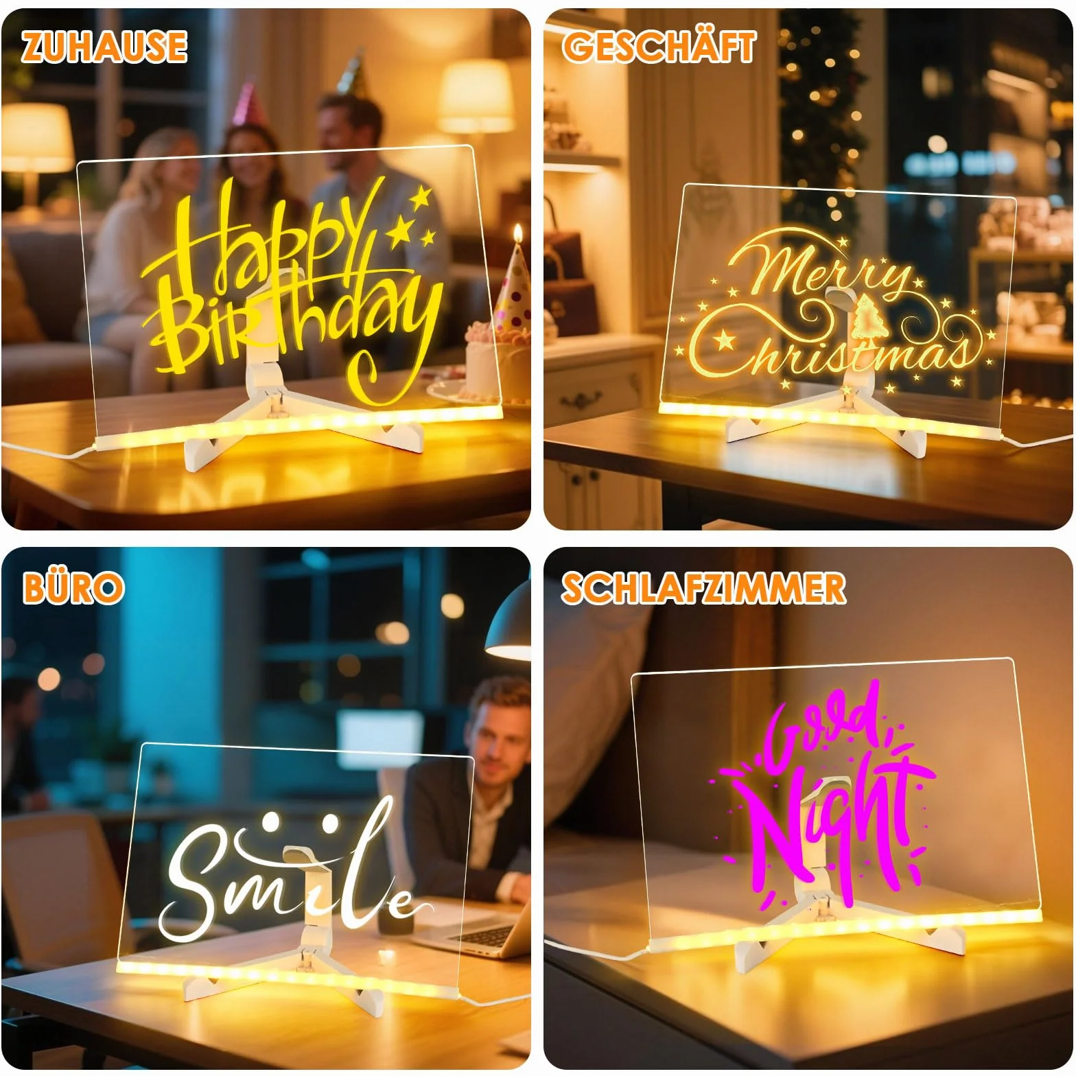 Tablica kreślarska LED, 30 x 20 cm, świecąca deska kreślarska LED dla dzieci, z 7 kolorami i regulowanym stojakiem, zmywalna tablica do malowania LED, tablica do rysowania, notatek i reklam