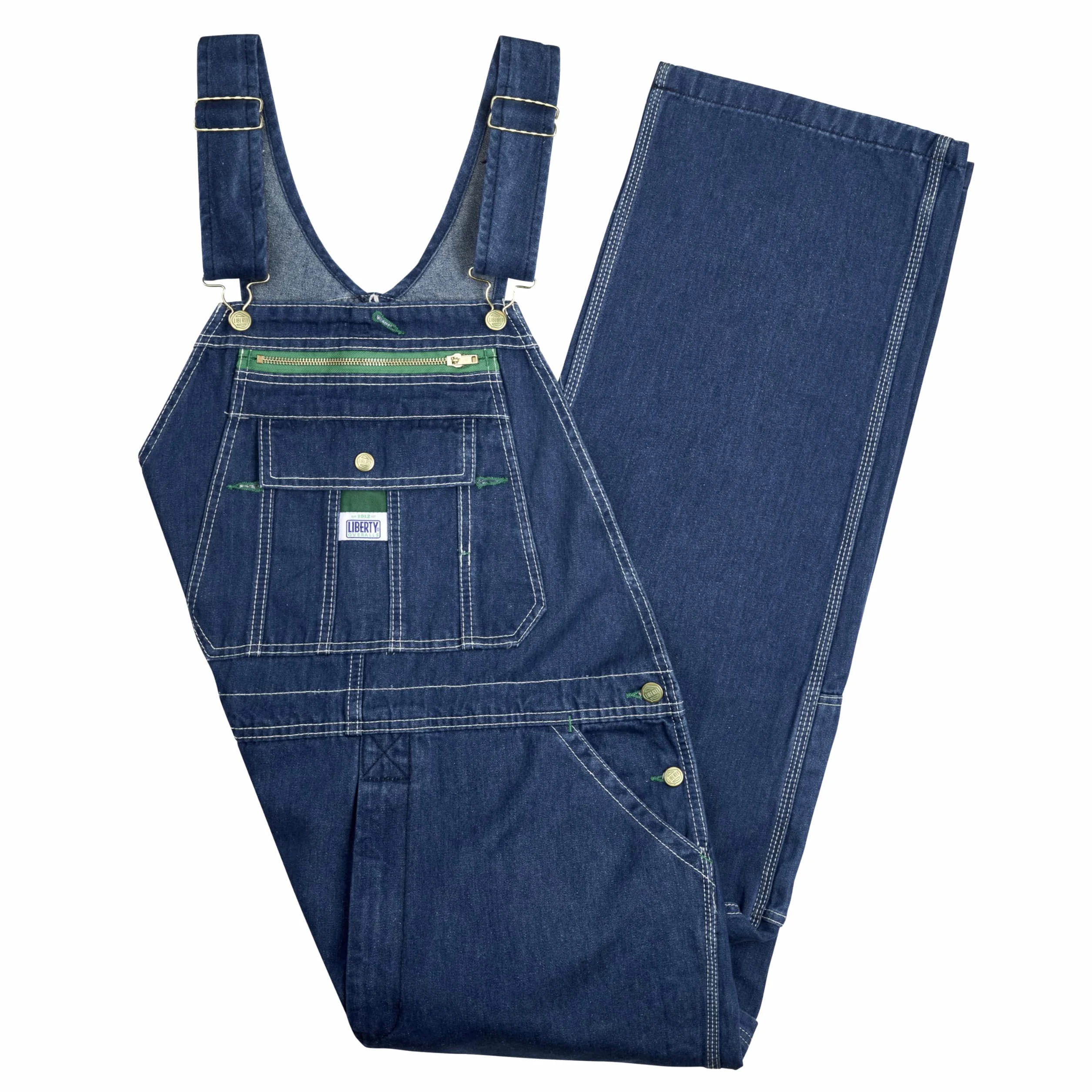 Libery Męski kombinezon z denimu, sprawny, 36W / 30L