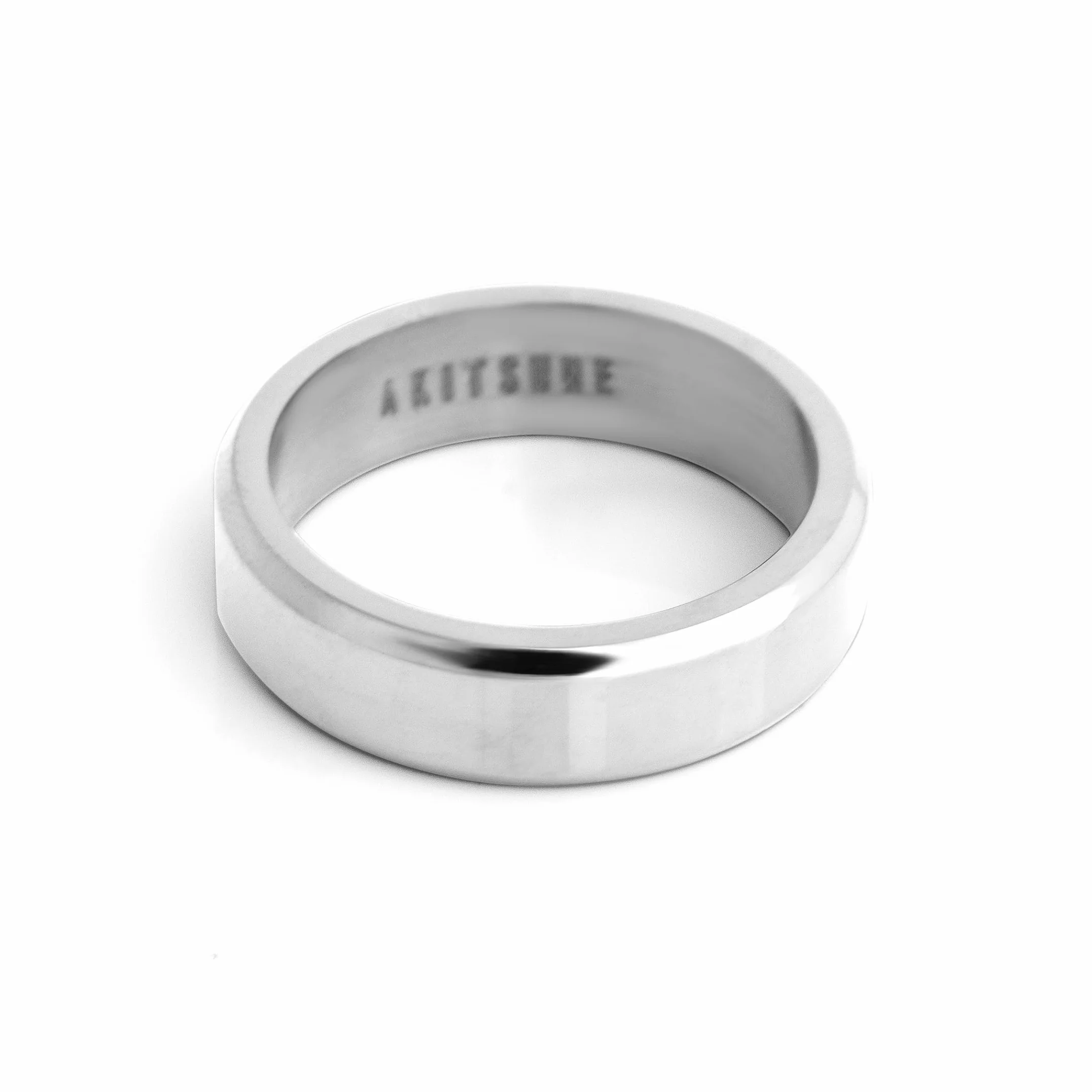 Akitsune Purus obrączka | wąski designerski pierścionek dla kobiet i mężczyzn, stal szlachetna, elegancki luksus, minimalistyczny