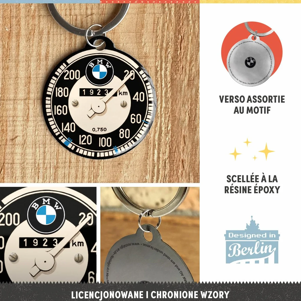 Nostalgic-Art breloczek do kluczy – BMW Tachometer