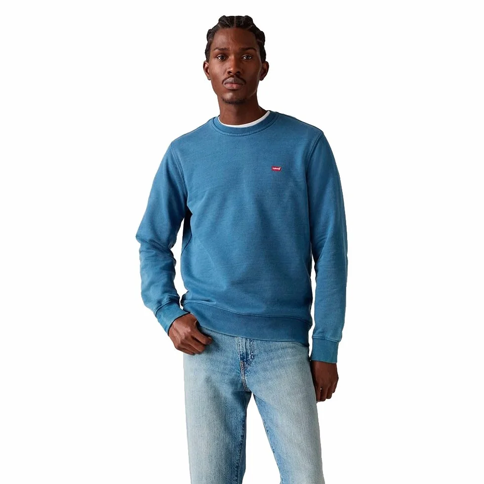 Levi's The Original Hm Crew True Indigo Mid Ind, True Indigo Mid Indi, L