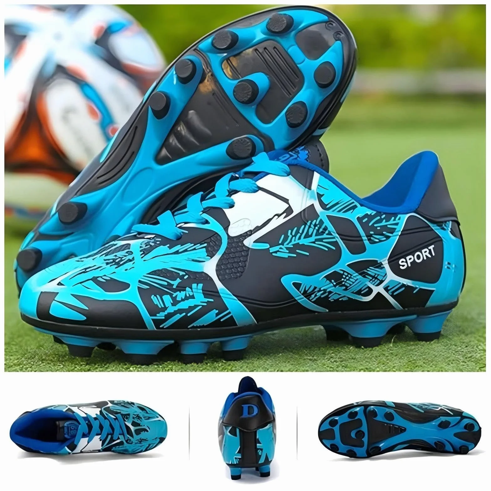 Buty piłkarskie Gaçon dziewczęce buty do piłki nożnej Nastolatki Trampki Outdoor Athletics Athletics Antypoślizgowe Outdoor Training
