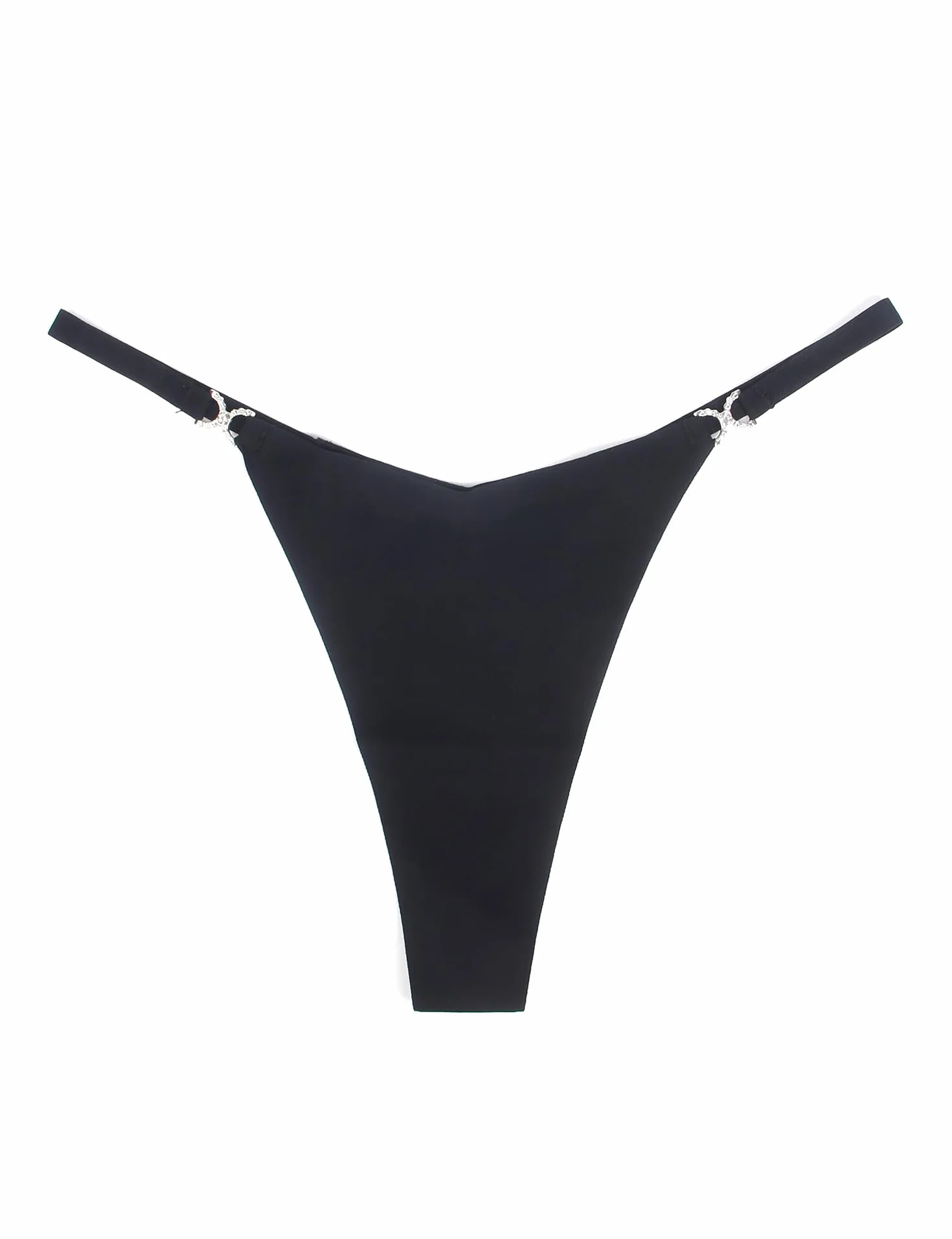 comeondear Seamless stringi damskie seksowne stringi ze strasem dla kobiet, bezszwowa bielizna, duże rozmiary, brazylijskie majtki, niewidoczne majtki, niski stan, stringi z tyłu, bielizna damska, bez