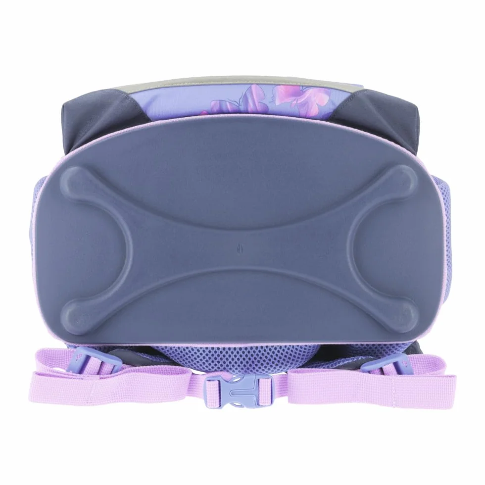 Herlitz Tornister Dziecięcy LoopButtefly Paradise z wyposażeniem | Plecak Szkolny jednokomorowy | Organizer Dla Ucznia Dzieci | Sztywne Plecy | Szkolna Torba na Plecy | Wytrzymały 16l, 950g, kl.1-3