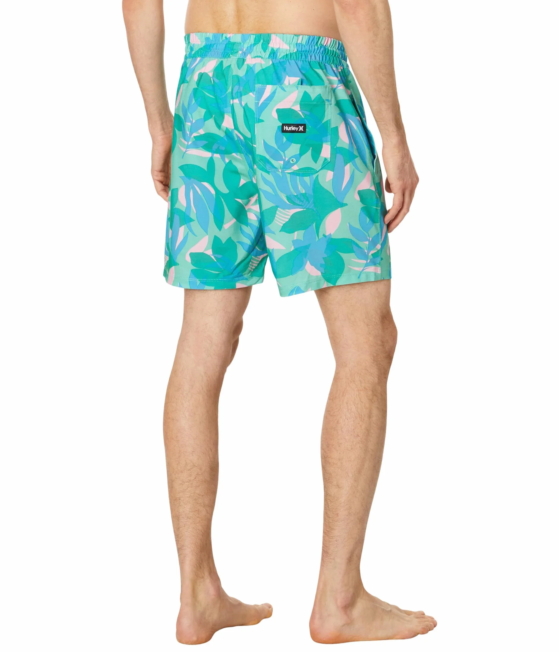 Boardshort męskie - siatkówka Cannonball 43 cm, Tropikalna mgła, XL