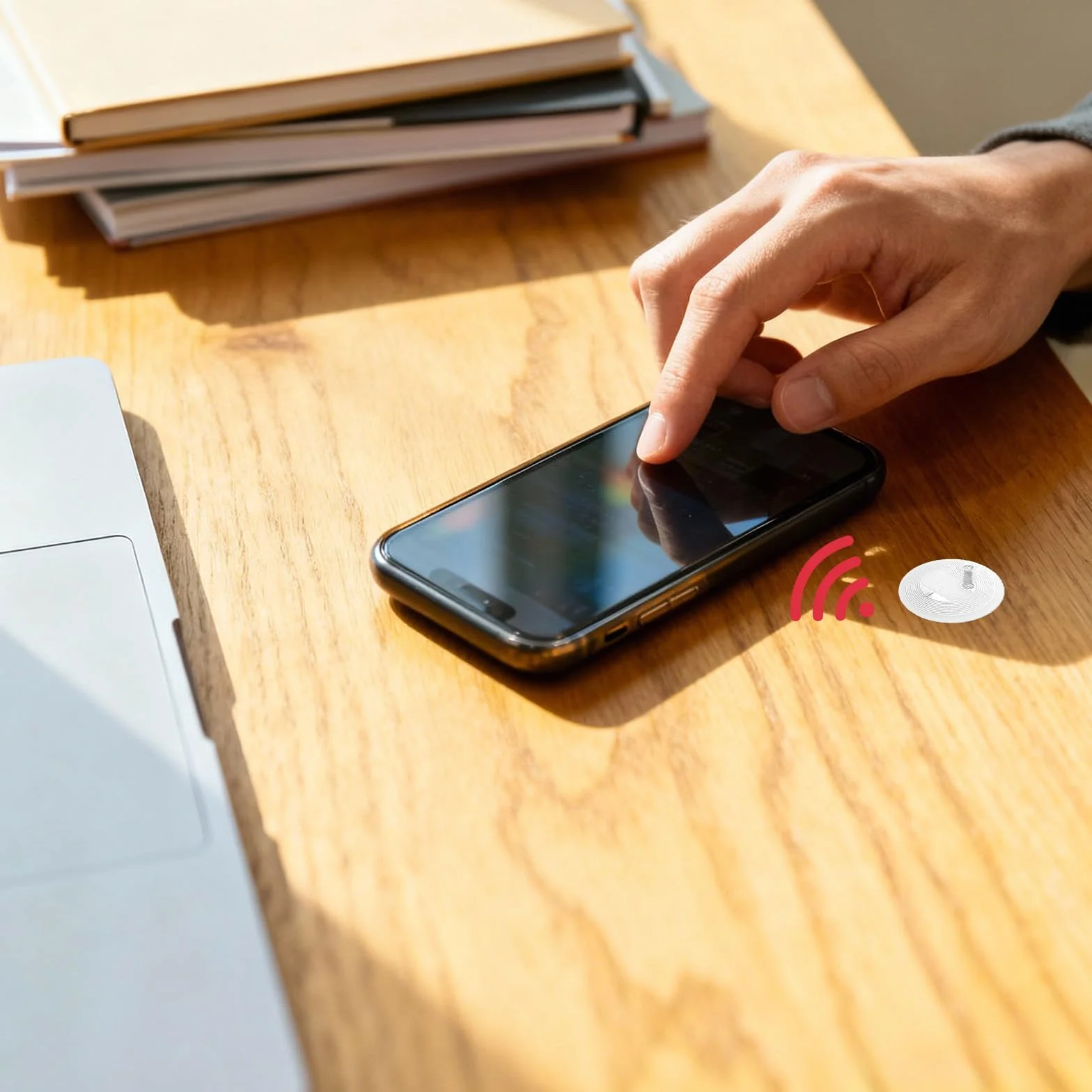 30szt Naklejek NFC, 25mm Przezroczyste Etykiety PET z Chipem 215 504-Bajtowe Etykiety Samoprzylepne Wielokrotnego Zapisu Kompatybilne ze Wszystkimi Smartfonami i Urządzeniami z Obsługą NFC