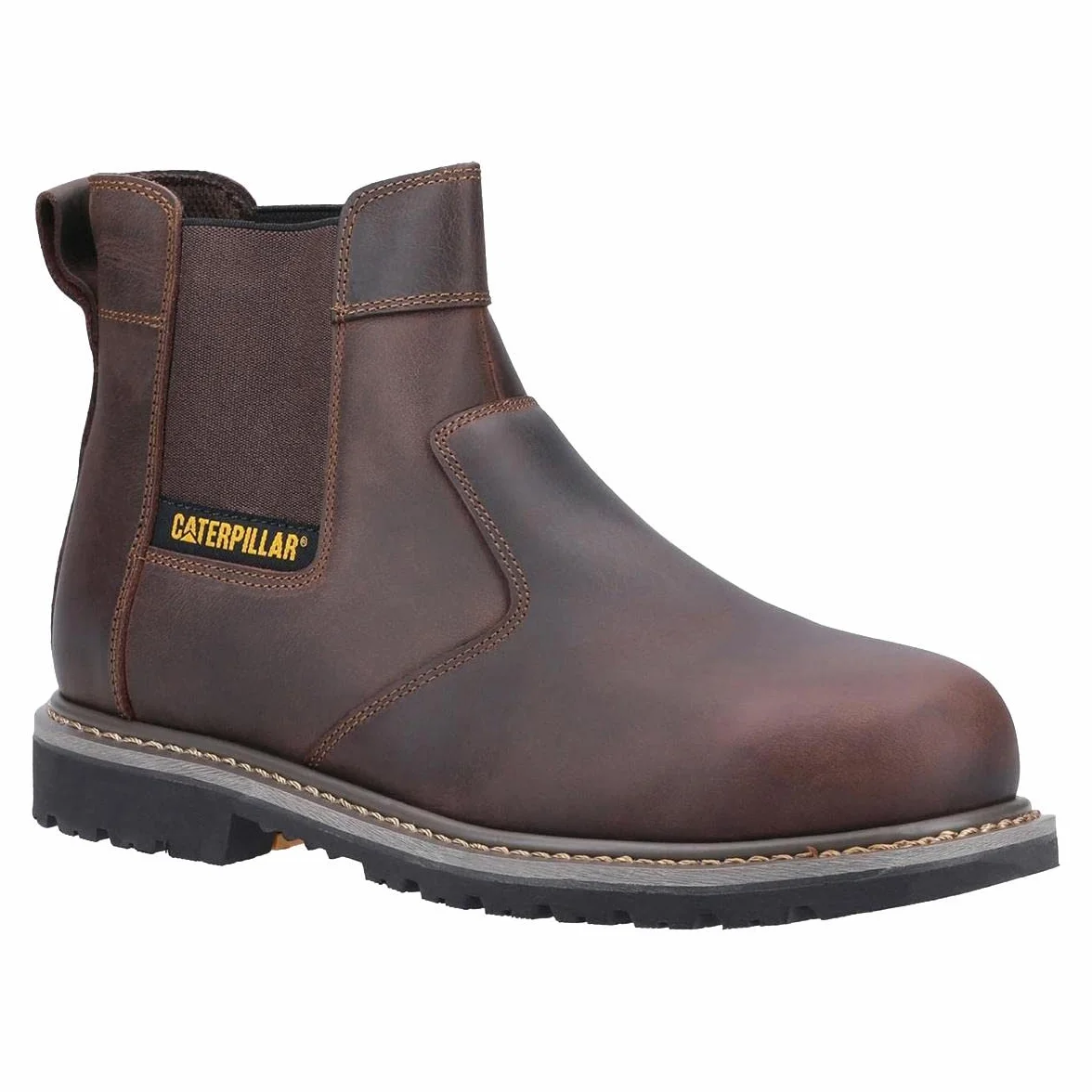 Caterpillar Męskie buty ochronne CAT w kolorze brązowym