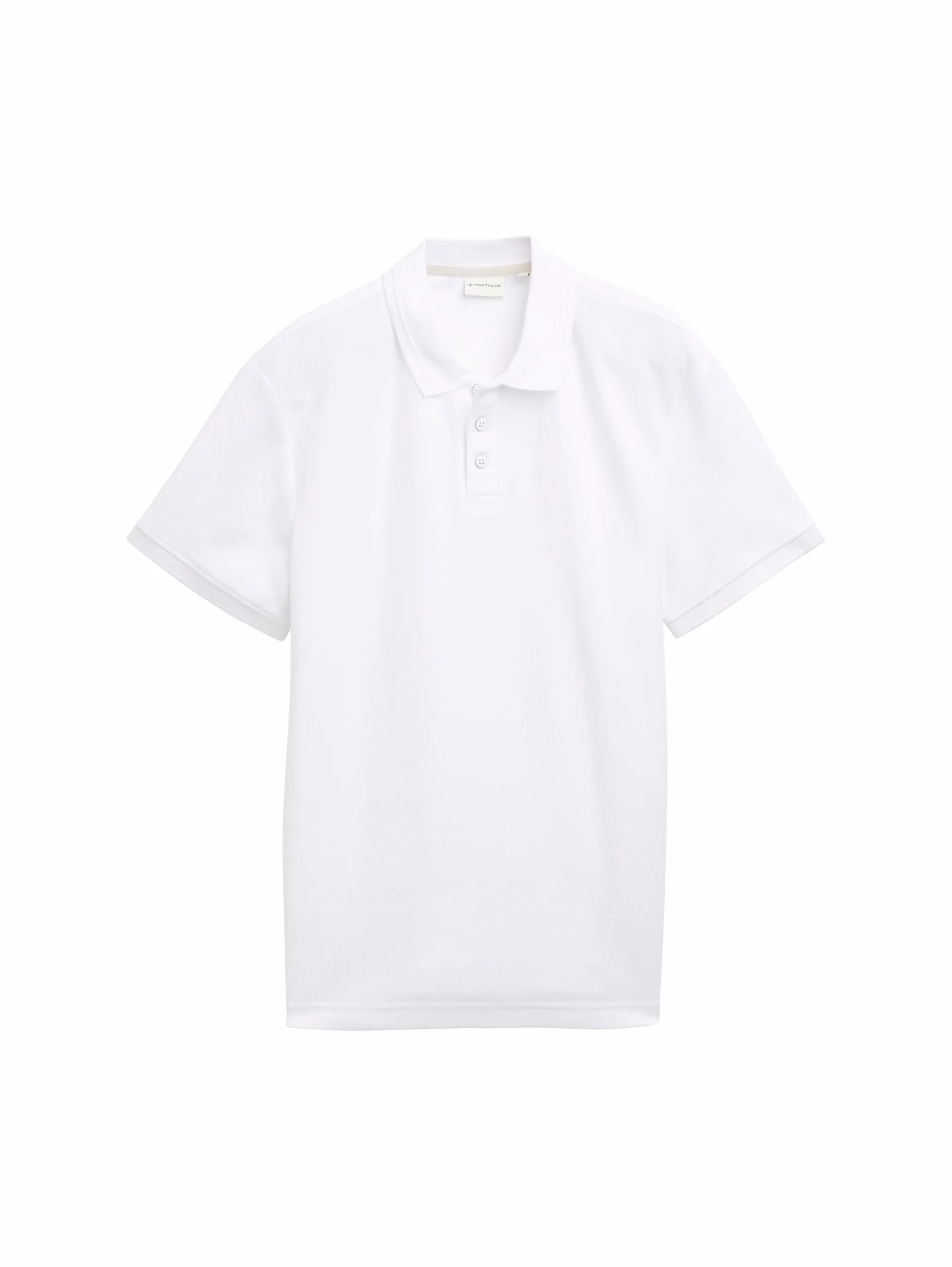TOM TAILOR Męska koszulka polo, 20000 – biały, XL