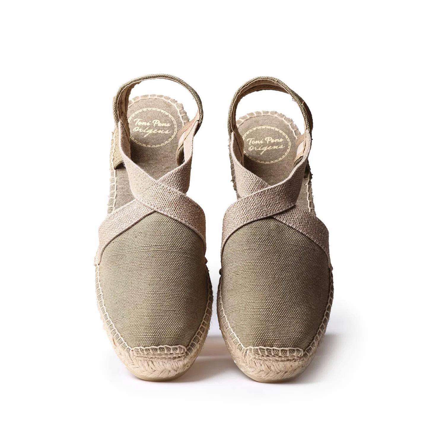 TONI PONS VERDI-V - Vegan wedge espadrille for women by Toni Pons made of cotton fabric.