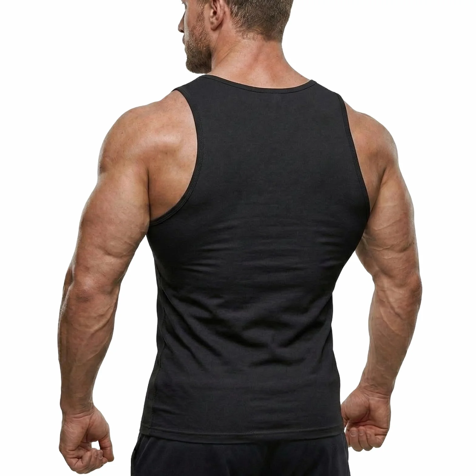 HYCOPROT 3 Szt. Męska Koszulka Kompresyjna Bez Rękawów, Oddychająca, Szybkoschnąca, Idealna do Fitnessu, Biegania i Treningu