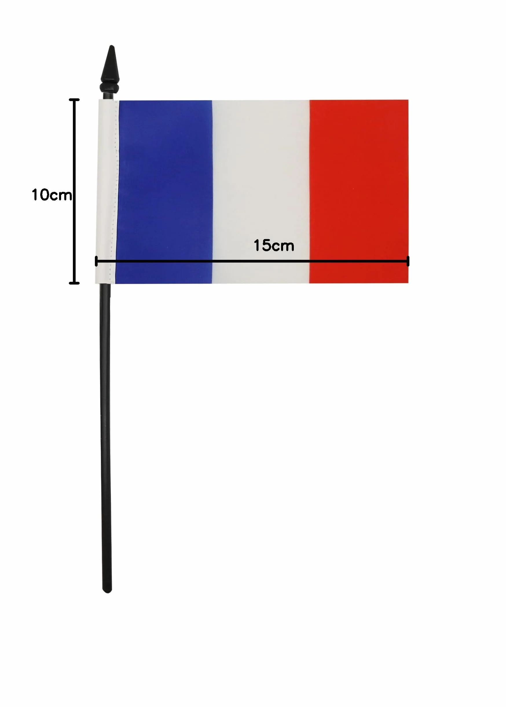 Drapeau de Table France, 15cm x 10cm