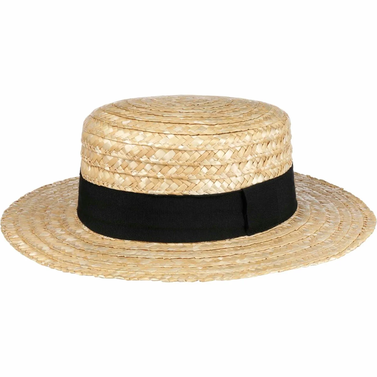 LIPODO Kapelusz slomkowy boater przeciwsloneczny gondoliera Wyprodukowano we Wloszech Unisex Wiosna Lato