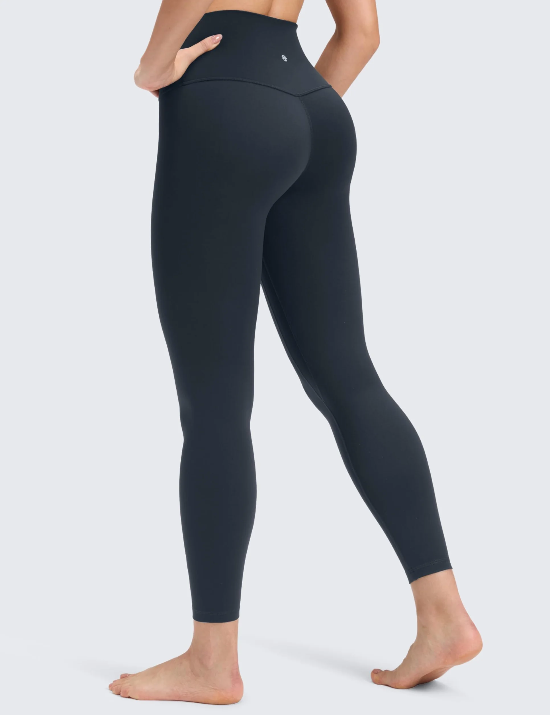 CRZ YOGA Damskie legginsy do jogi Butterluxe bez szwów z przodu, 25 cali – spodnie do ćwiczeń Pilates, z wysokim stanem, maślane, miękkie
