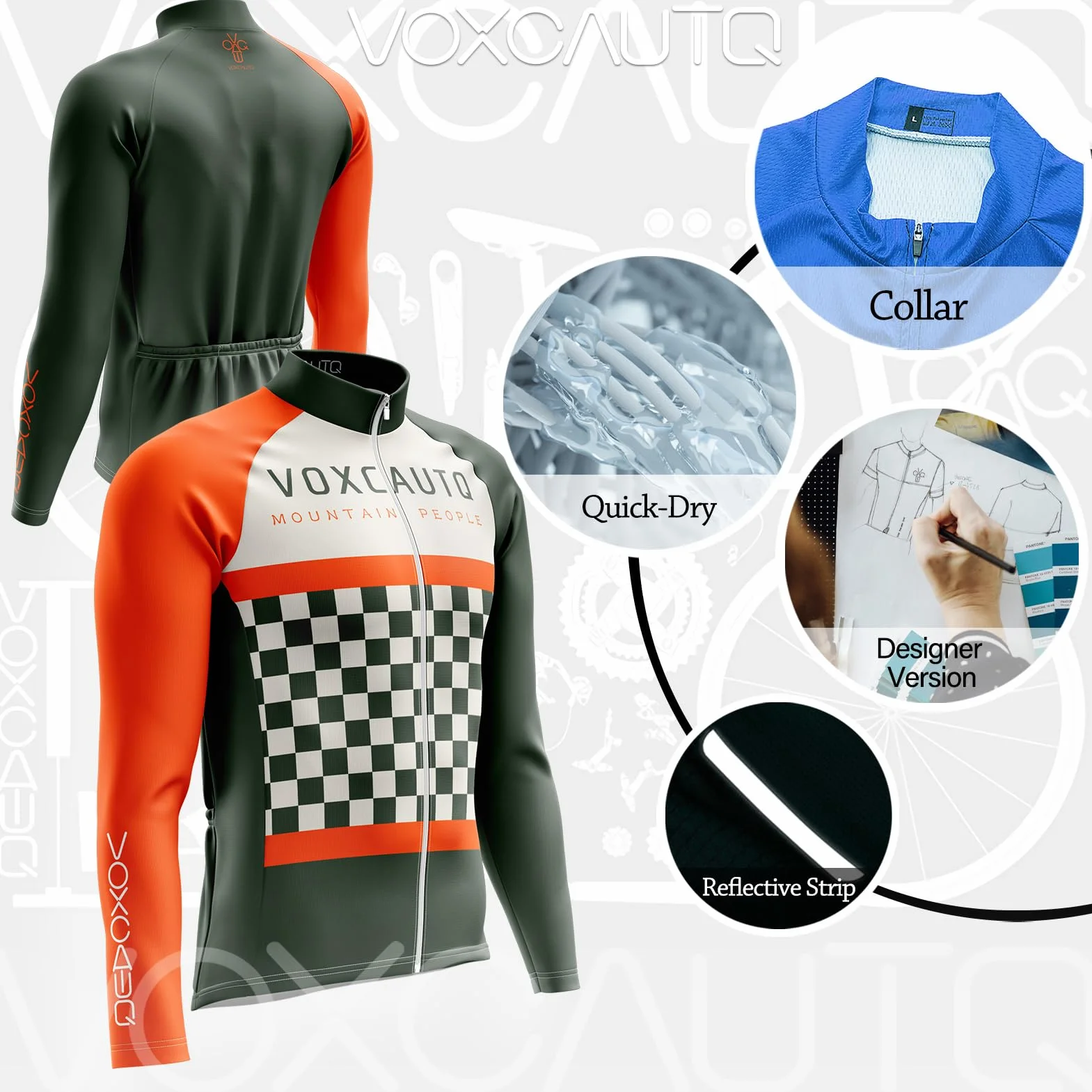 Męskie stroje rowerowe z długim rękawem MTB koszulka rowerowa oddychająca i żelowa wyściółka 9D spodnie na szelkach + outdoorowe wiatroszczelne okulary sportowe