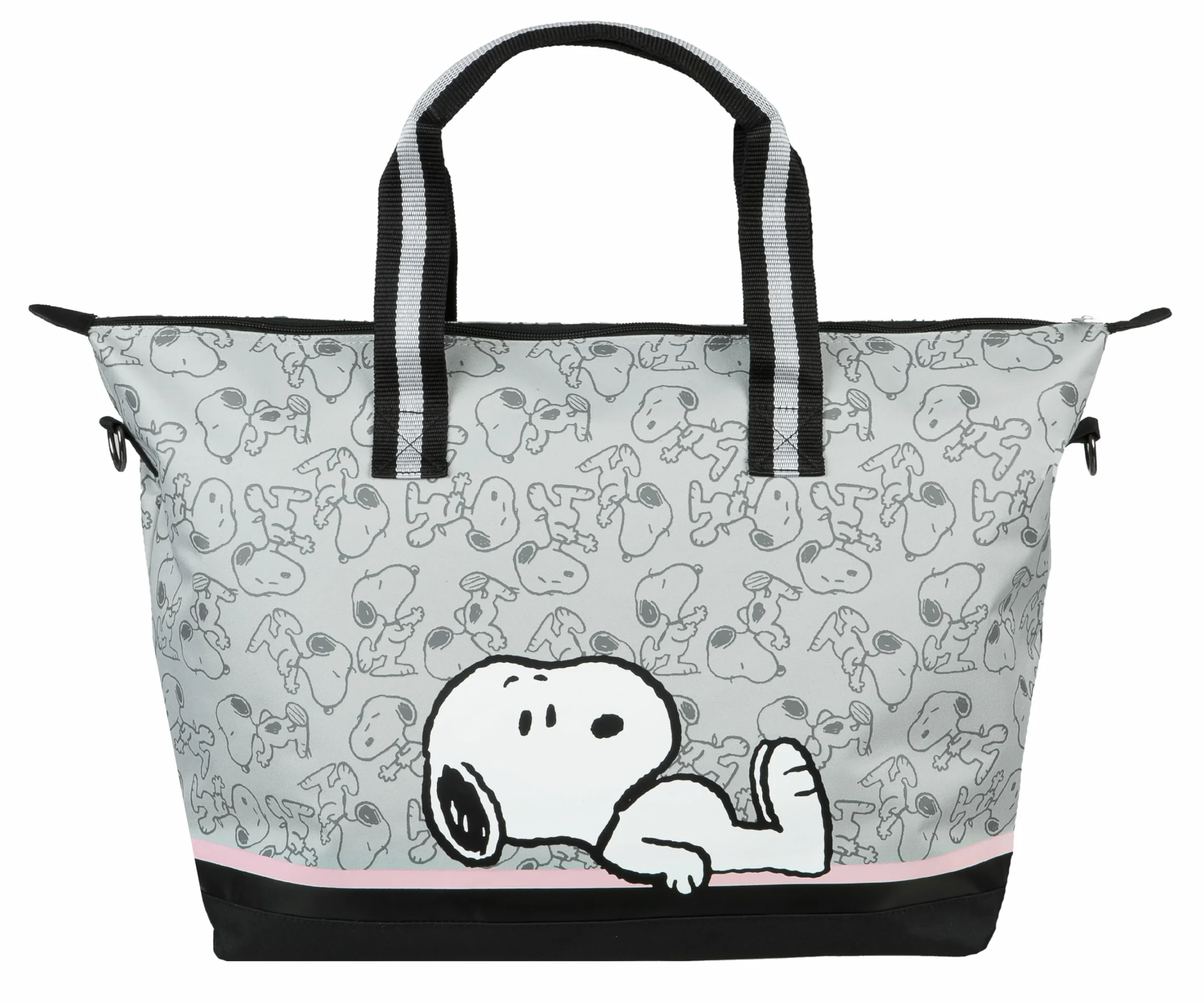 Undercover - Snoopy Weekender – torba do noszenia z motywem – przestronna komora główna z małą kieszenią na zamek błyskawiczny – 2 uchwyty do noszenia i pasek na ramię