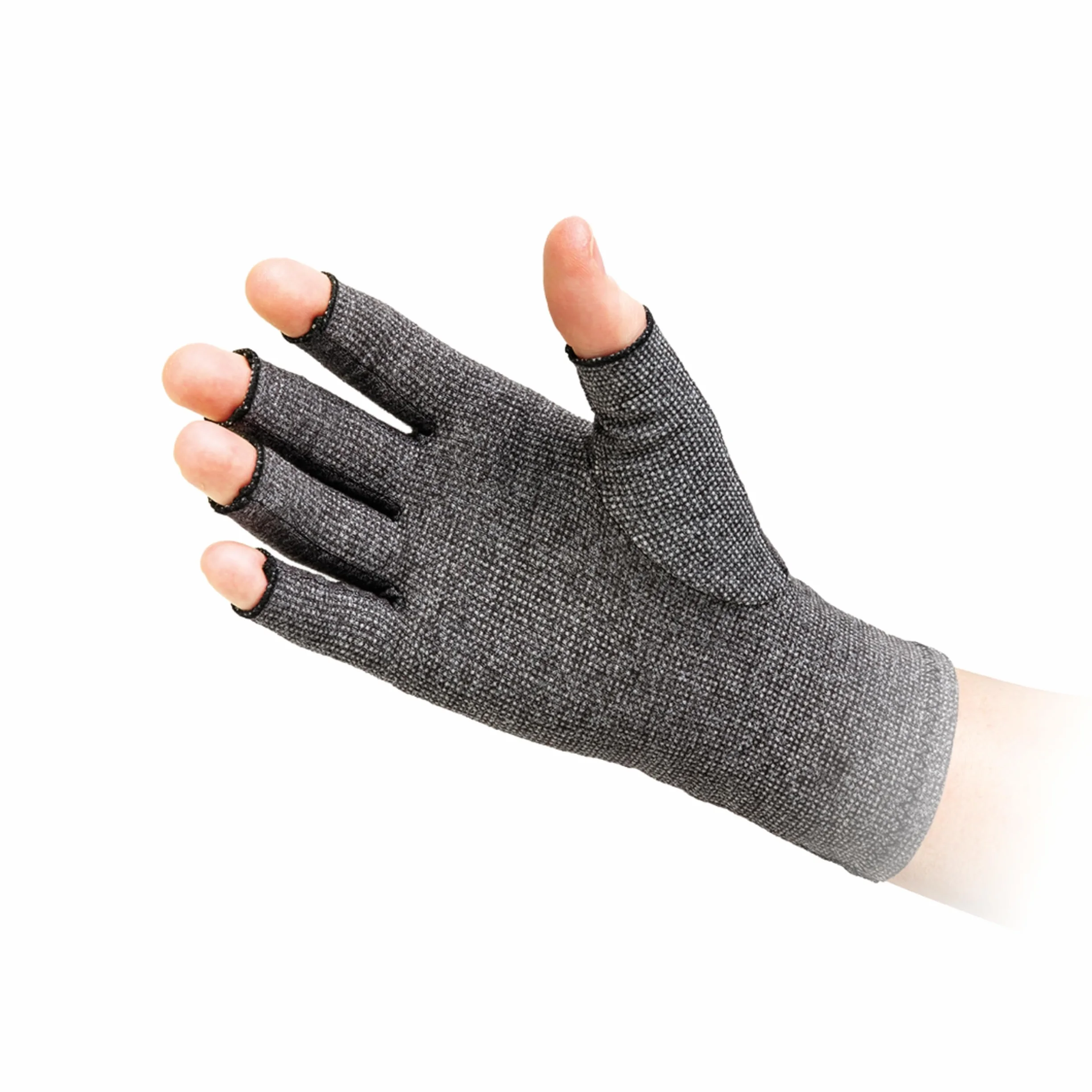 Thermoskin | Dynamiczna kompresja oddychające rękawiczki | bez palców i teksturowane | dla sztywności i łagodzenia bólu | dla mężczyzn i kobiet