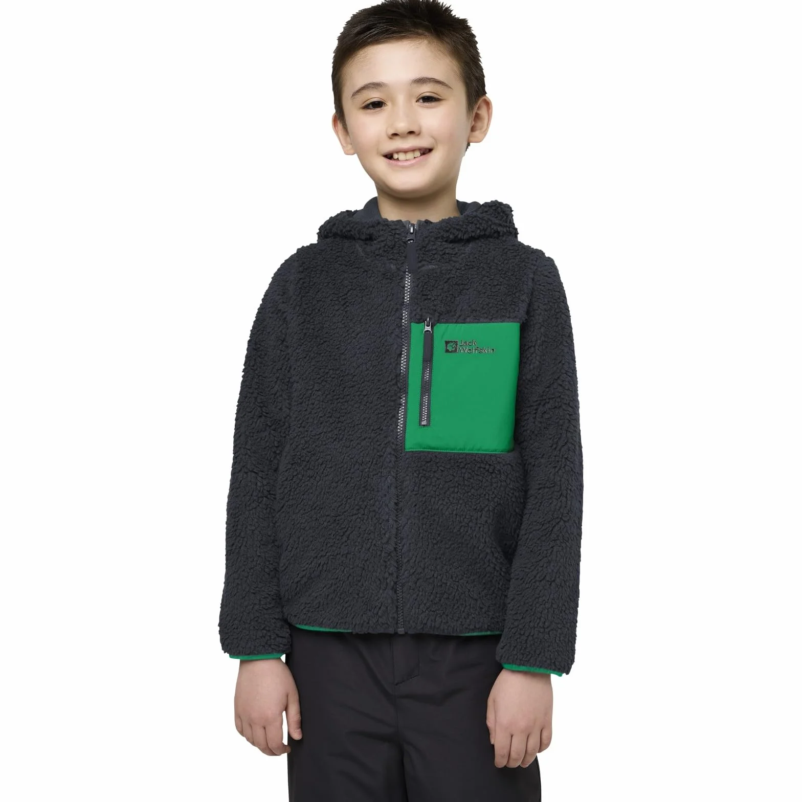 Jack Wolfskin Kurtka chłopięca Ice Curl Hood Jacket K Jacket