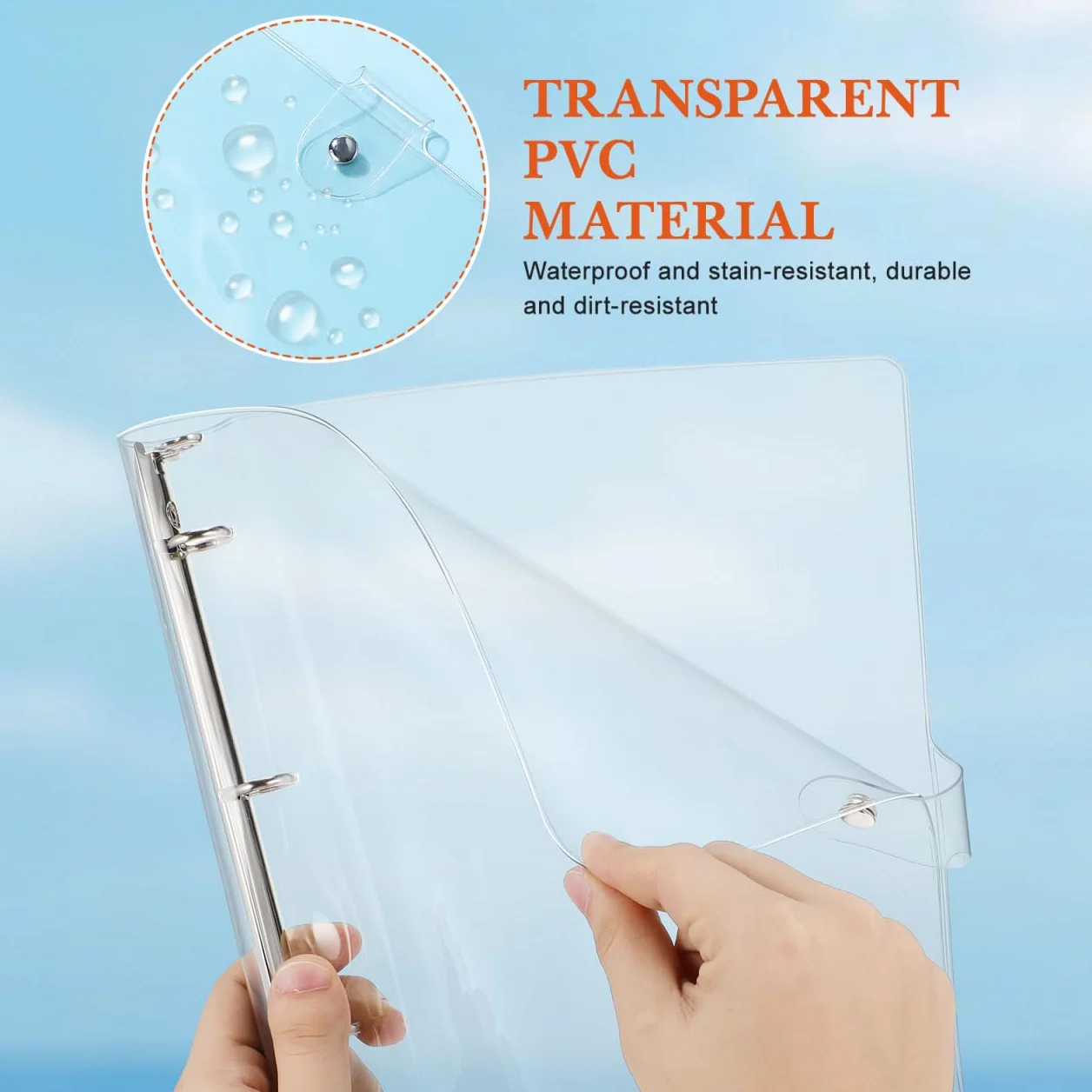 Transparentny Segregator Z Plastiku Okładka Notatnik Binder Estetyczny Organizer Do Biura I Szkoły Idealny Dla Przyjaciół