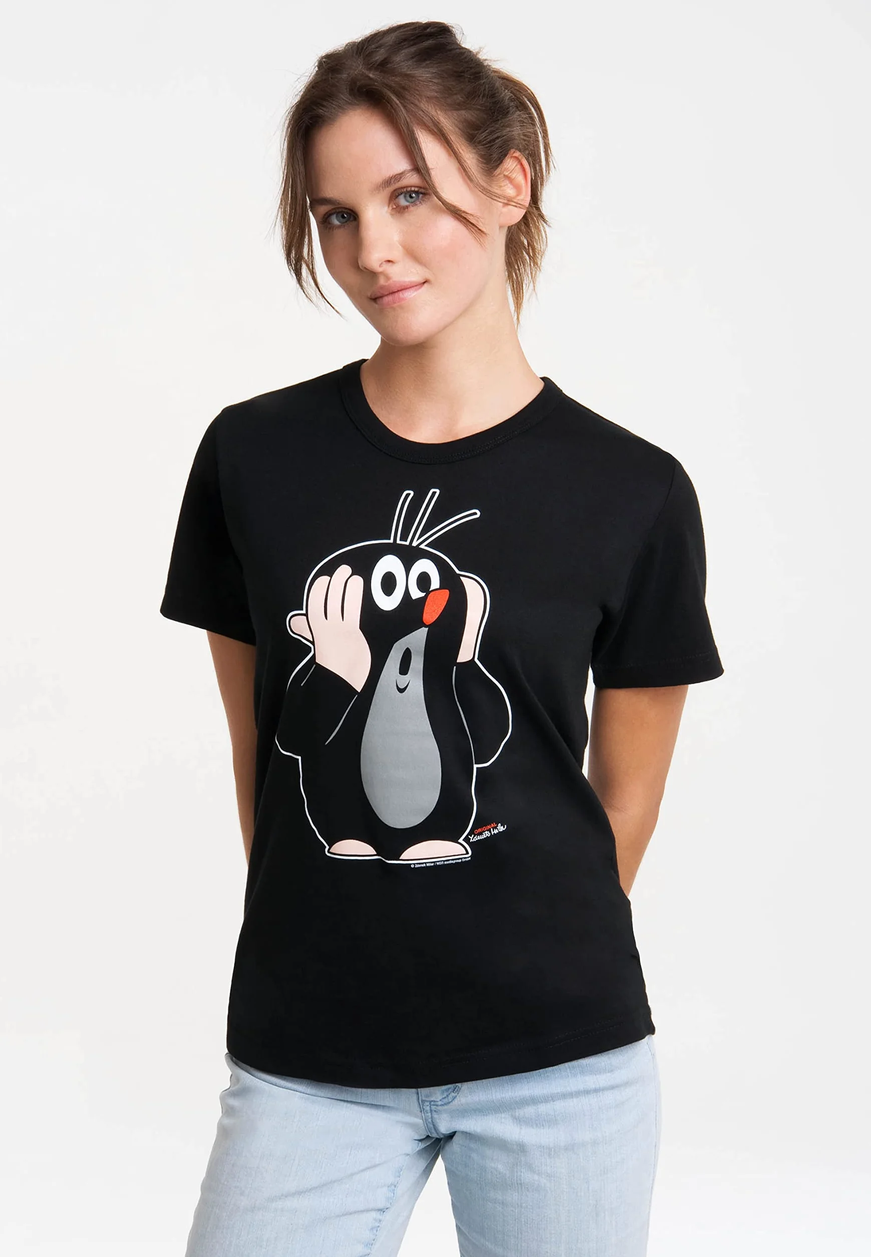 Logoshirt® Krecik I Oh Oh I Koszulka z nadrukiem I Damska i męska I Z krótkim rękawem I Licencjonowany oryginalny design