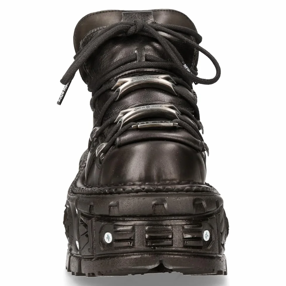 New Rock Skórzane buty na platformie M.TANK106NLACE-c1