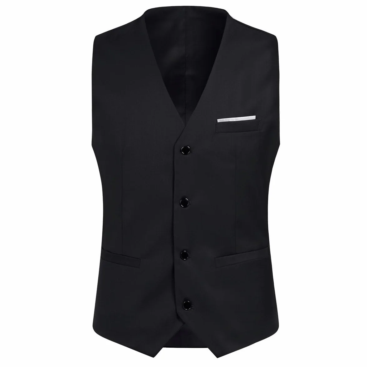YOUTHUP 3-częściowy garnitur slim fit dla mężczyzn elegancki biznesowy garnitur ślubny marynarka kamizelki spodnie