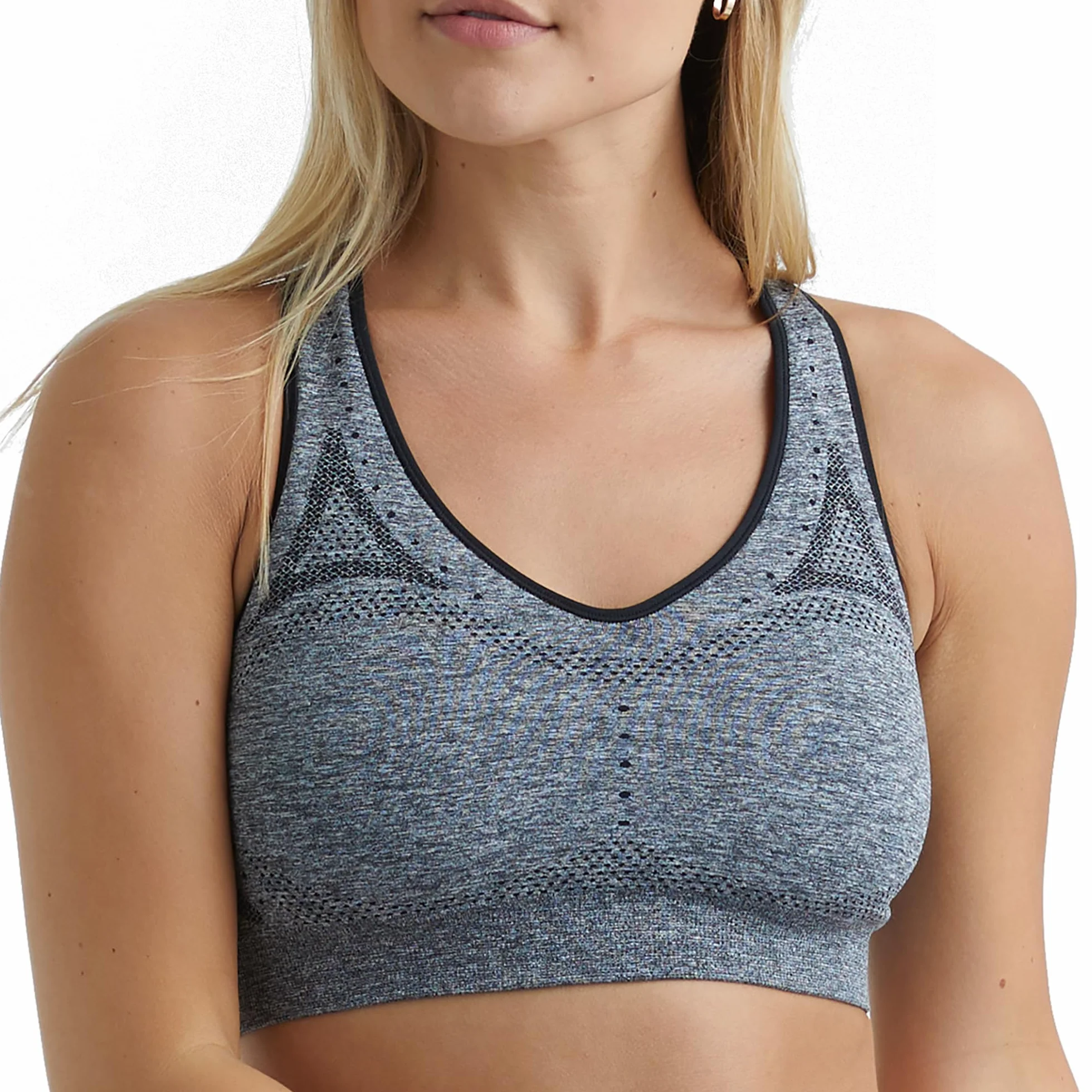 Hanes Biustonosz sportowy Kobiety Seamless Racerback Sports Bra