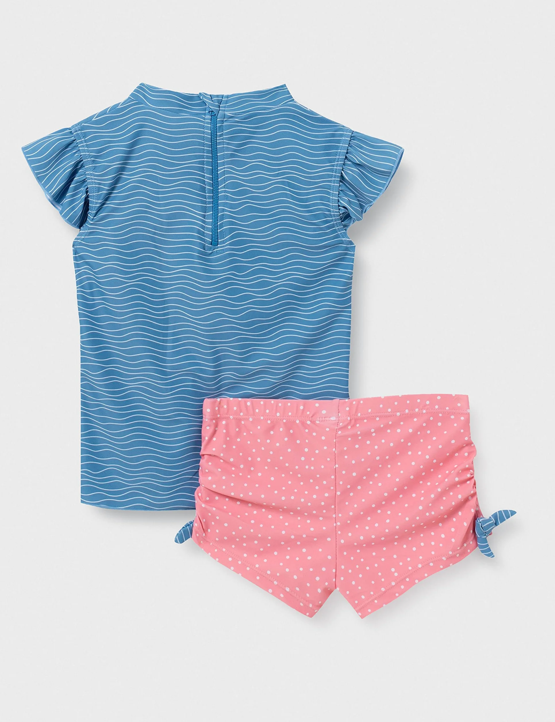 Playshoes Podstawowy zestaw Krebsa Zestaw koszul Schwimm dziewczyny, niebieski/różowy, 86-92