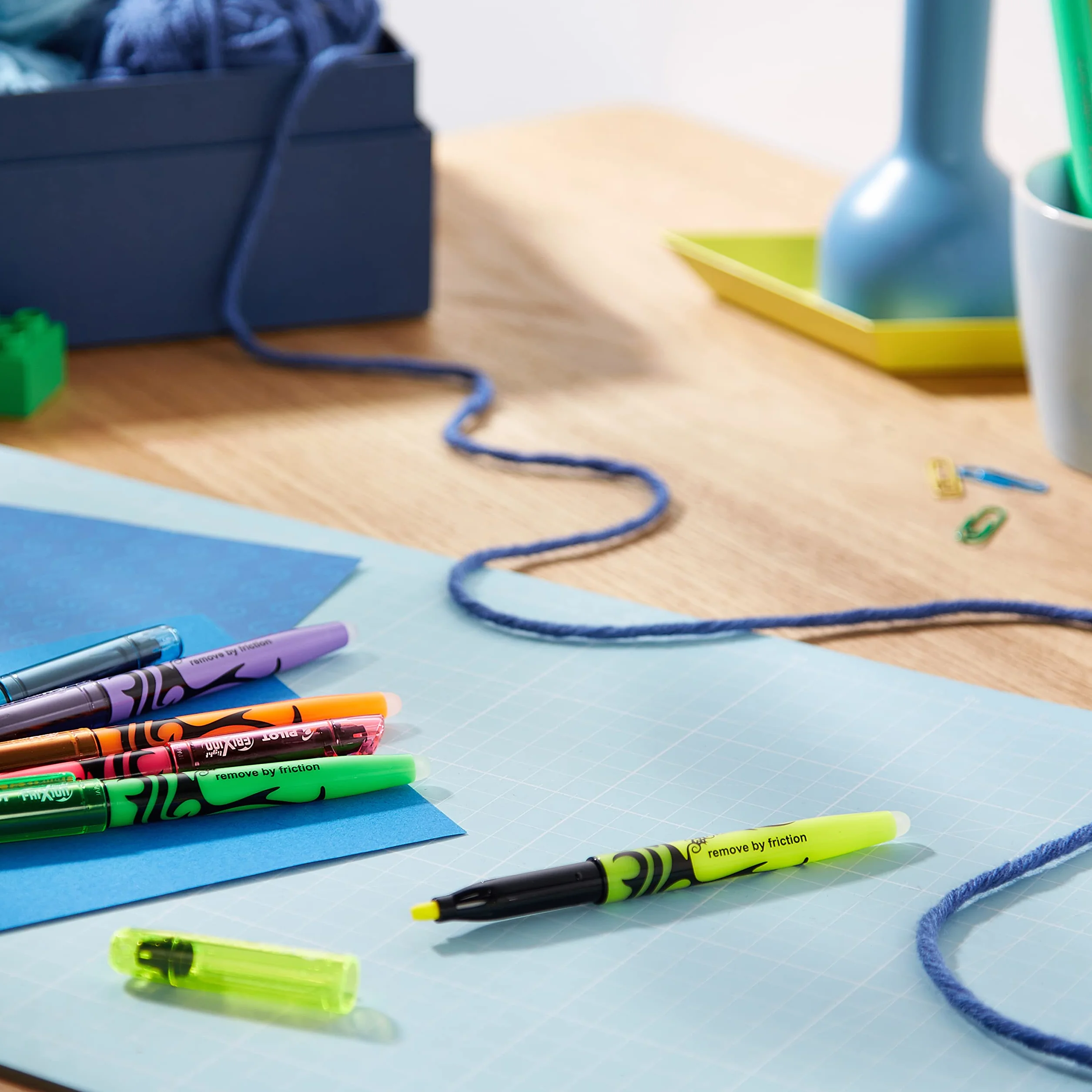 Pilot Pen Frixion Light Zestaw Markerów, Wielokolorowy, 6 Sztuk