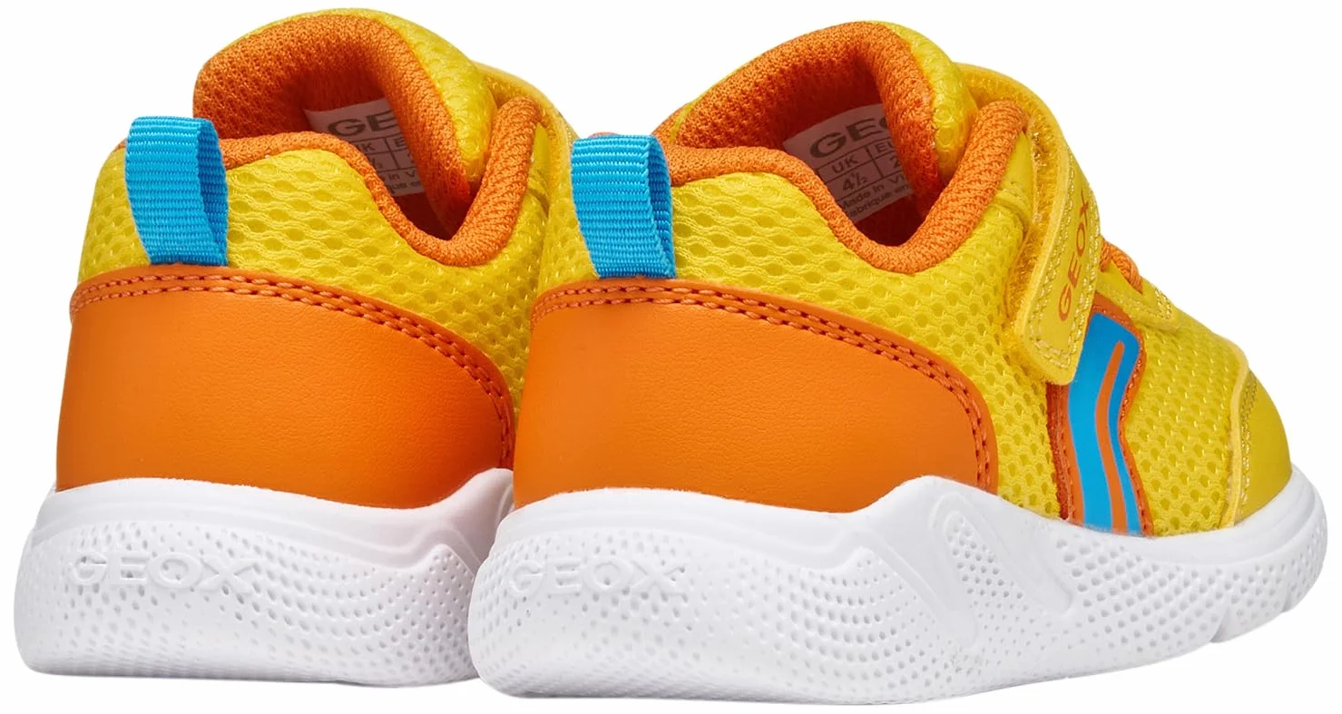 Geox B SPRINTYE Boy C Sneakers, żółte/pomarańczowe, 26 EU