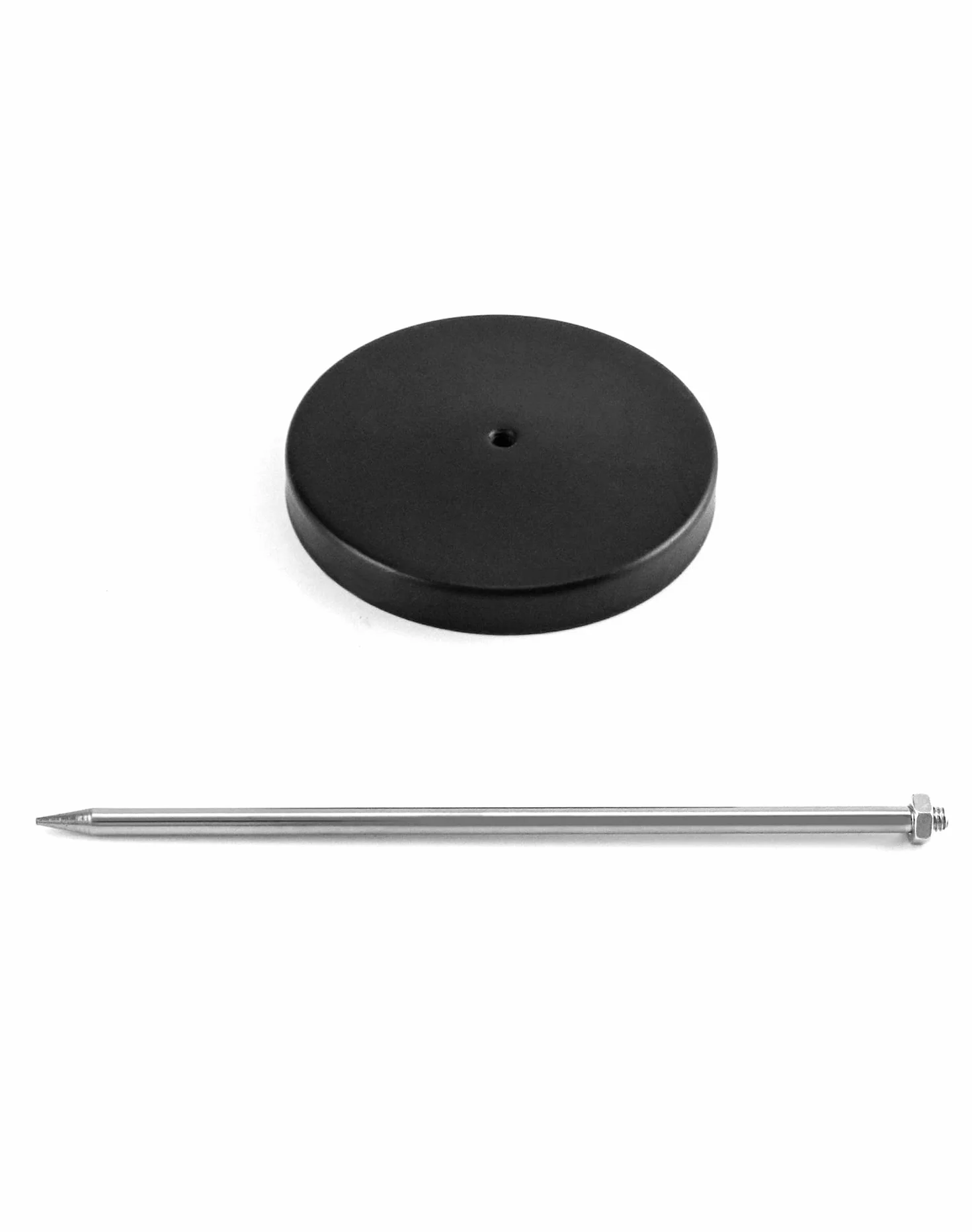 QWORK pojemnik na notatki, pojemnik na notatki Bon pick do paragonu na papier firmowy, 14 cm, 4 sztuki, czarny