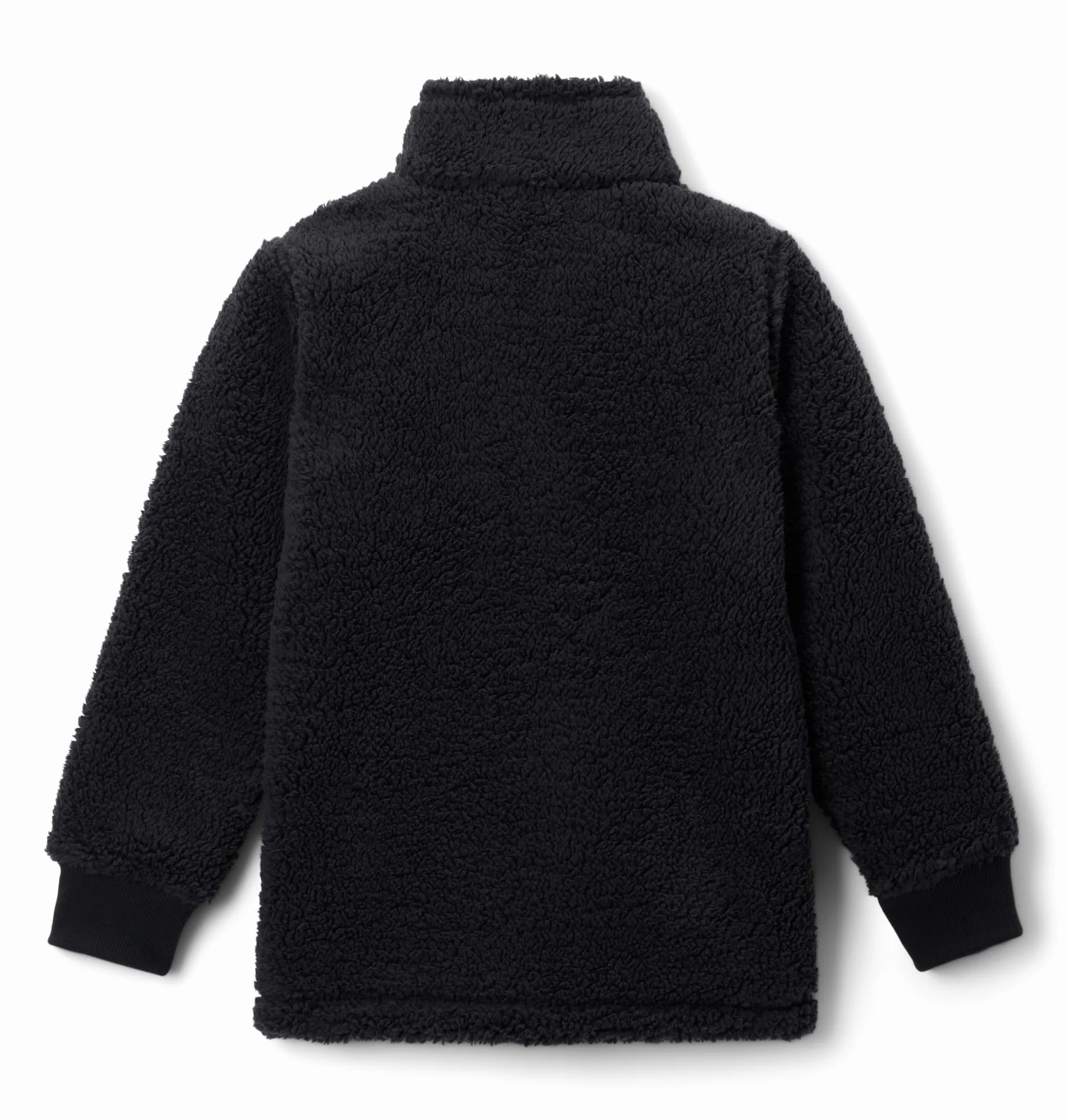 Columbia Youth Boys Rugged Ridge 2 Sherpa zamek błyskawiczny na całej długości, polar Sherpa, czarny, S