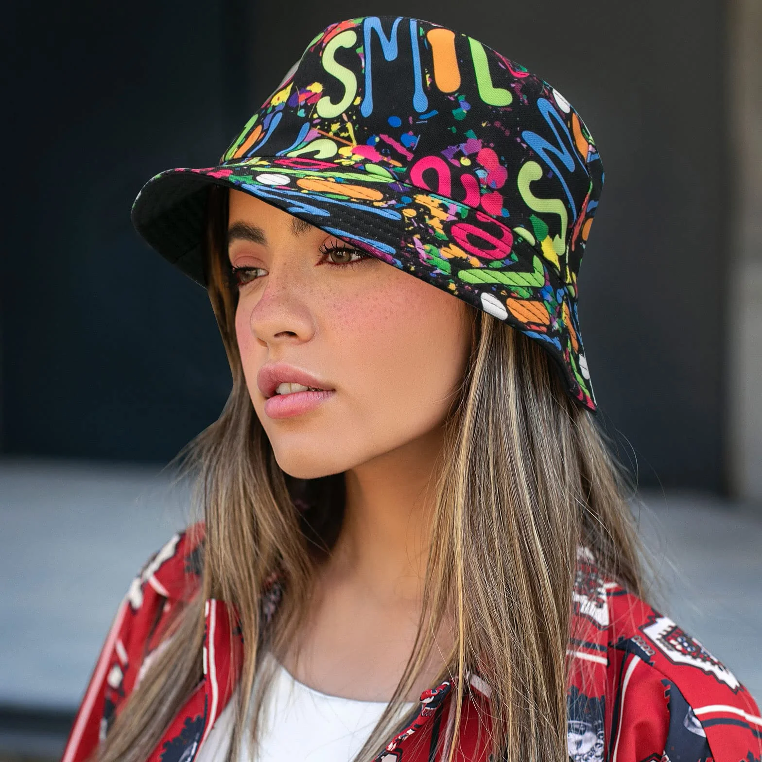 YAMEIZE Modny letni kapelusz typu bucket dla kobiet mężczyzn nastolatków dwustronny rybak stylowy dwustronny kapelusz grzybowy słońce wędrówki plaża na zewnątrz