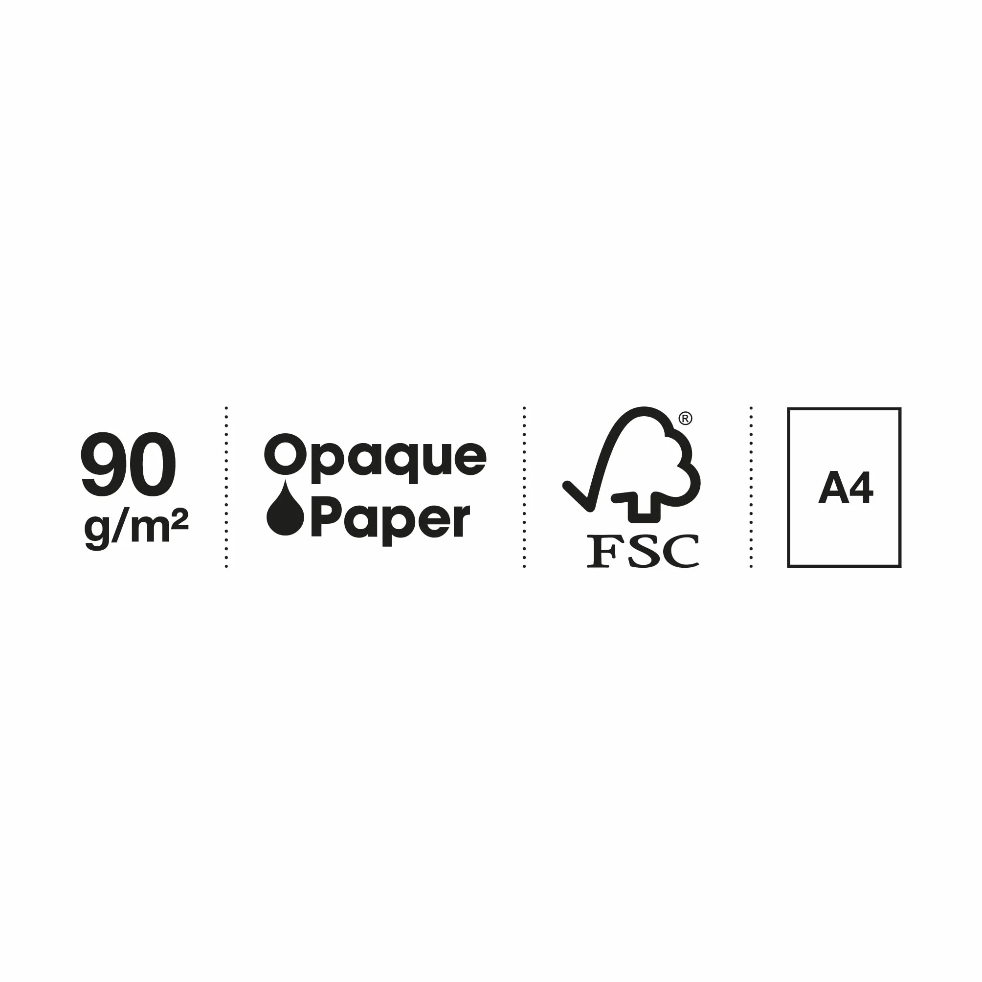 Miquelrius - arkusze uzupełniające luźne kartki, 100 luźnych punktów, rozmiar A4, papier 90 g, bez wiercenia