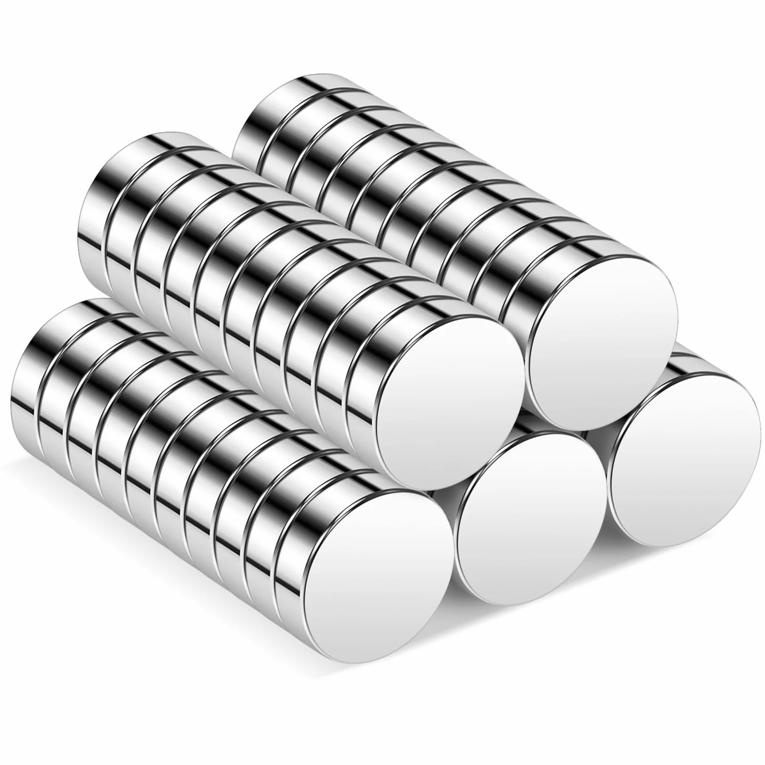 Małe magnesy 10x3mm, mocne, 50 sztuk, mini magnesy na lodówkę, okrągłe magnesy neodymowe do rękodzieła, domu, biura, zdjęć, kart i majsterkowania