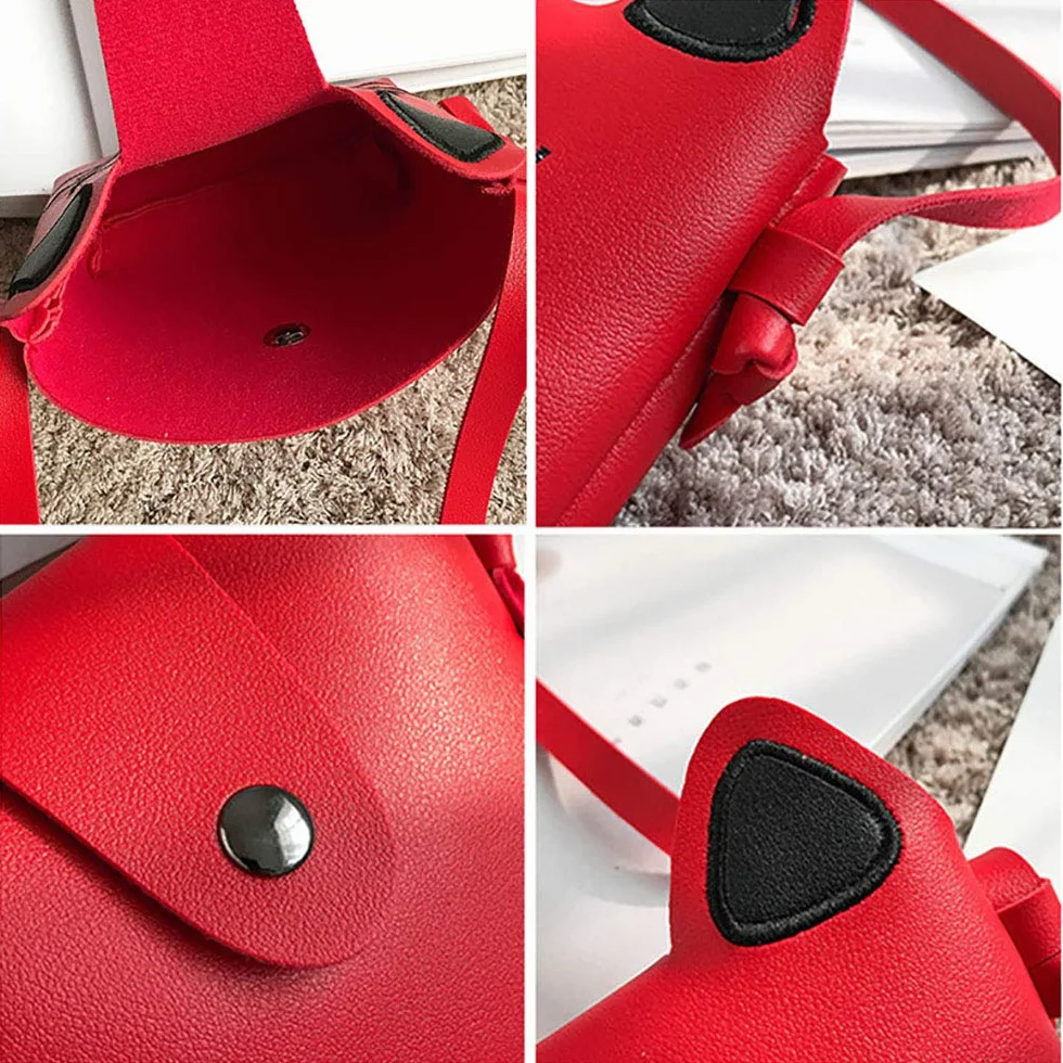 Torebka na ramię śliczne małe dziewczynki, księżniczka mini torby, torba na ramię z kotem krzyż, Różowy, une taille, Nowoczesny