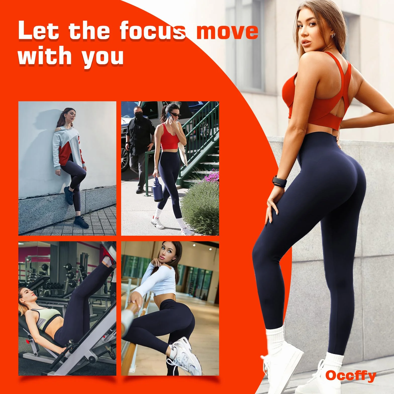Butt Lifting Legginsy dla Kobiet UK Bezszwowe legginsy z wysokim stanem do ćwiczeń Scrunch Booty Yoga Pants Damskie