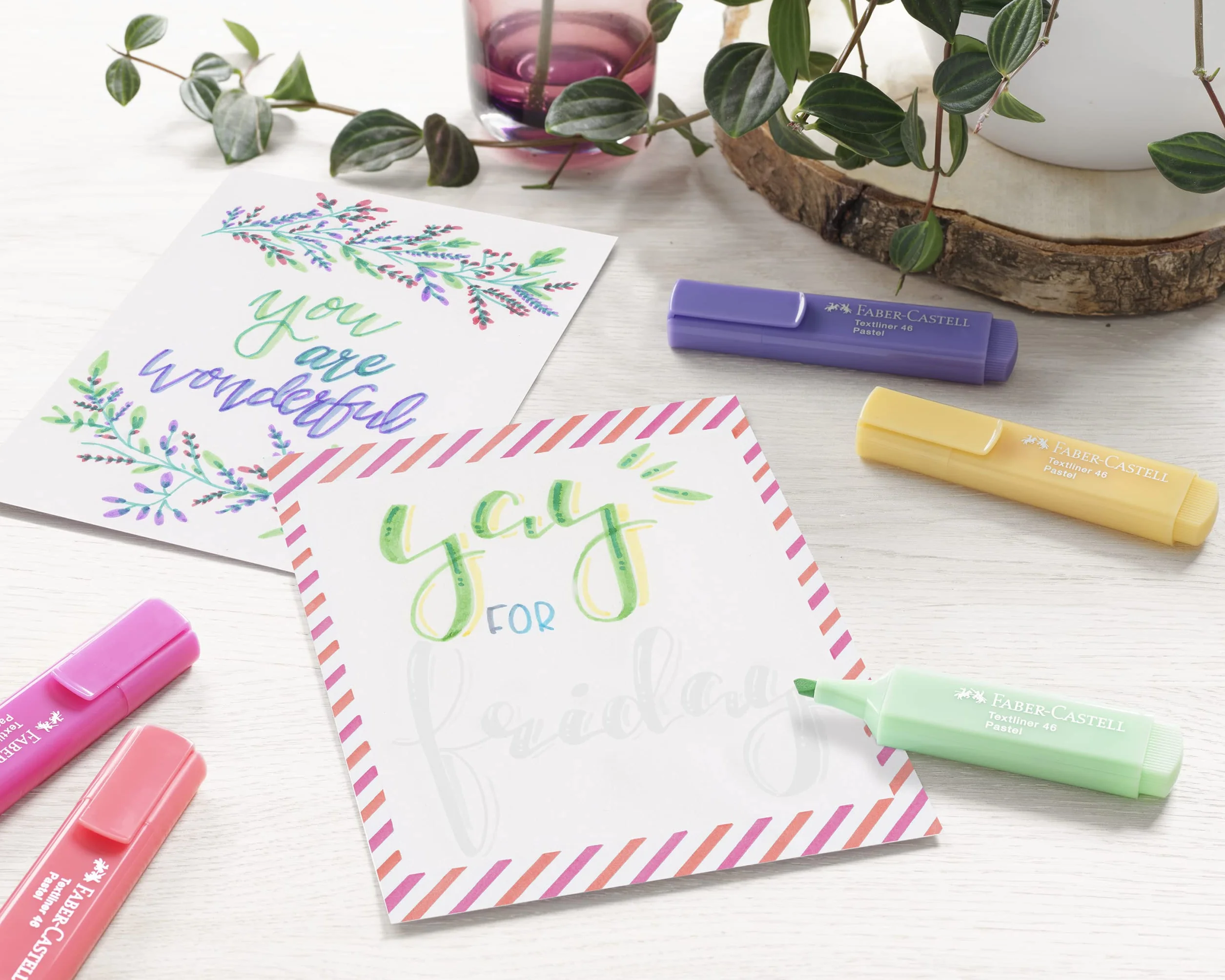 Faber-Castell Textliner 154681 Zakreślacze Pastelowe, 8 Sztuk