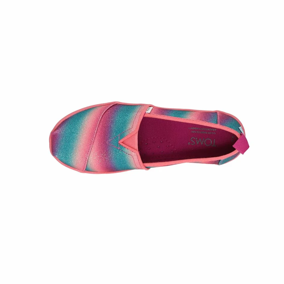TOMS Dziewczynki Glitter AlpargataMokasyny