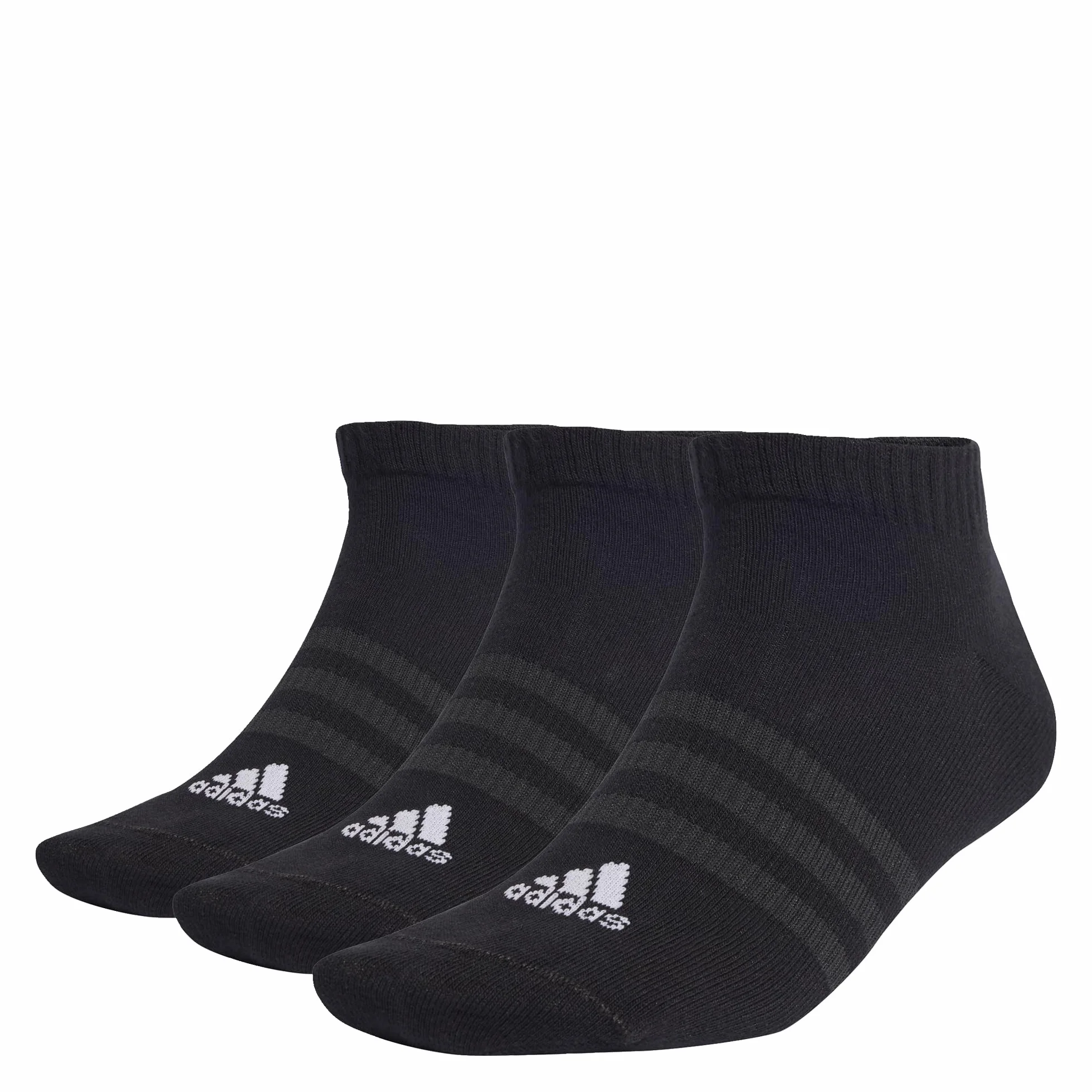 adidas Uniseks Skarpeti do kostek, Black/White, XL