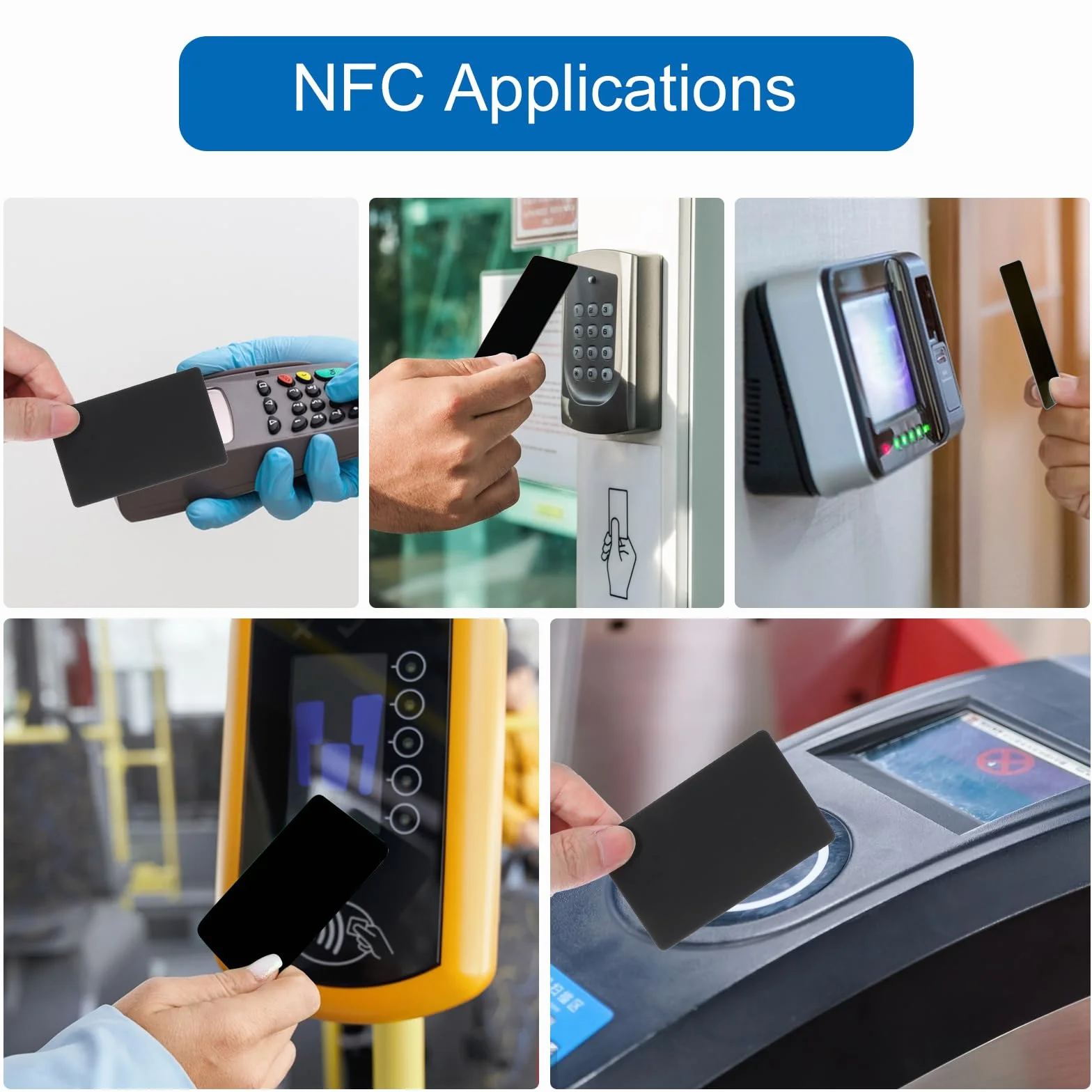 20 szt. karta NTAG 215, puste, łatwe i wygodne, programowalne karty NFC, 504 bajty, pamięć NFC, kompatybilne ze wszystkimi włączonymi NFC