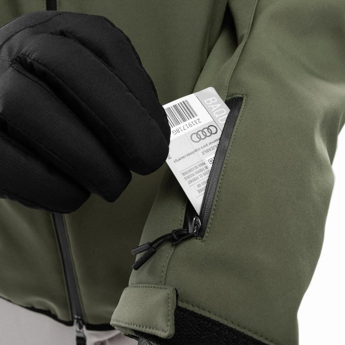SIROKO - Kurtka Narciarska Softshell Siroko W2 Army - XS - Zielony