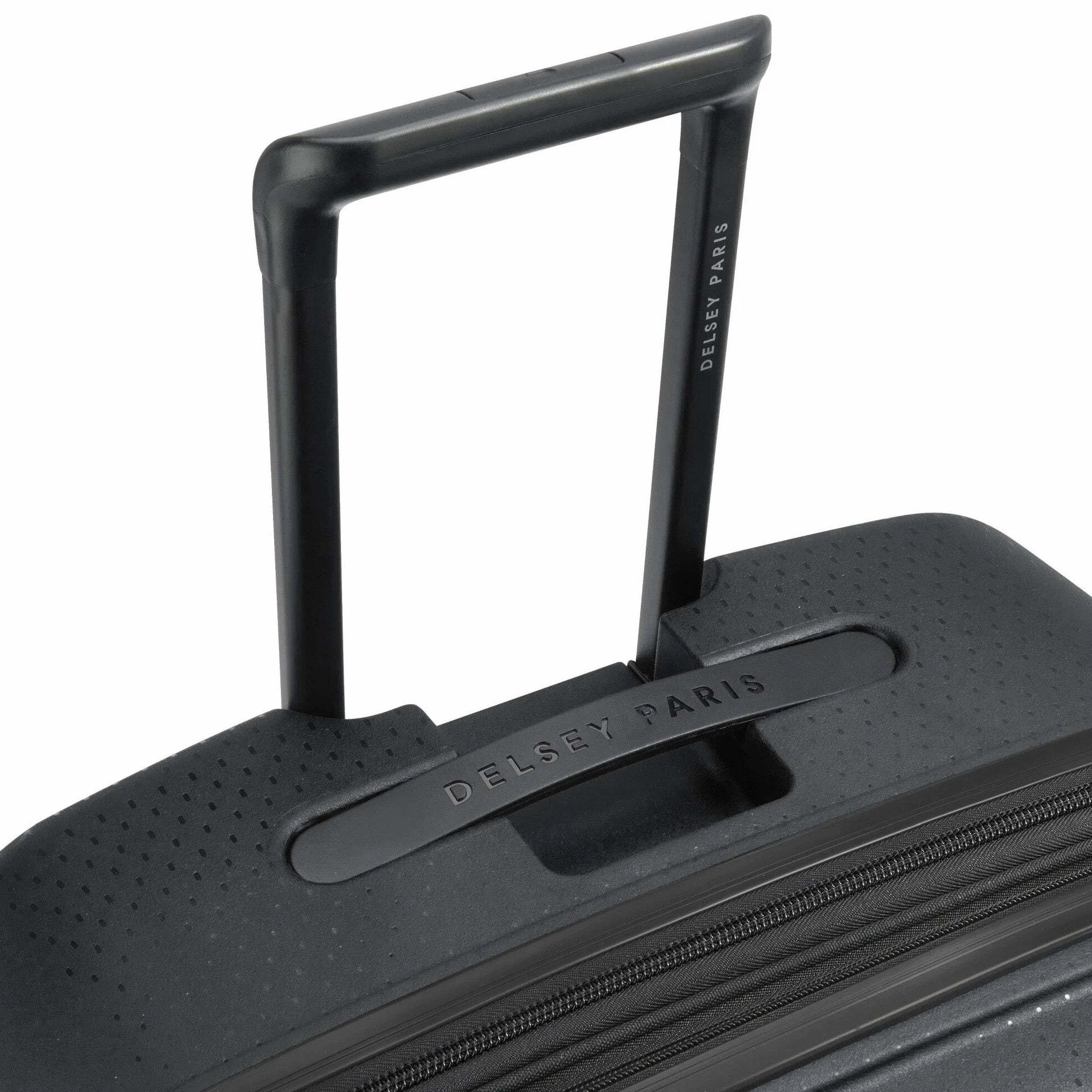DELSEY PARIS Belmont Plus, walizka dla dorosłych, materiał z recyklingu, czarne, L Extensible (76 cm) Materiale Riciclato, rozciągliwy